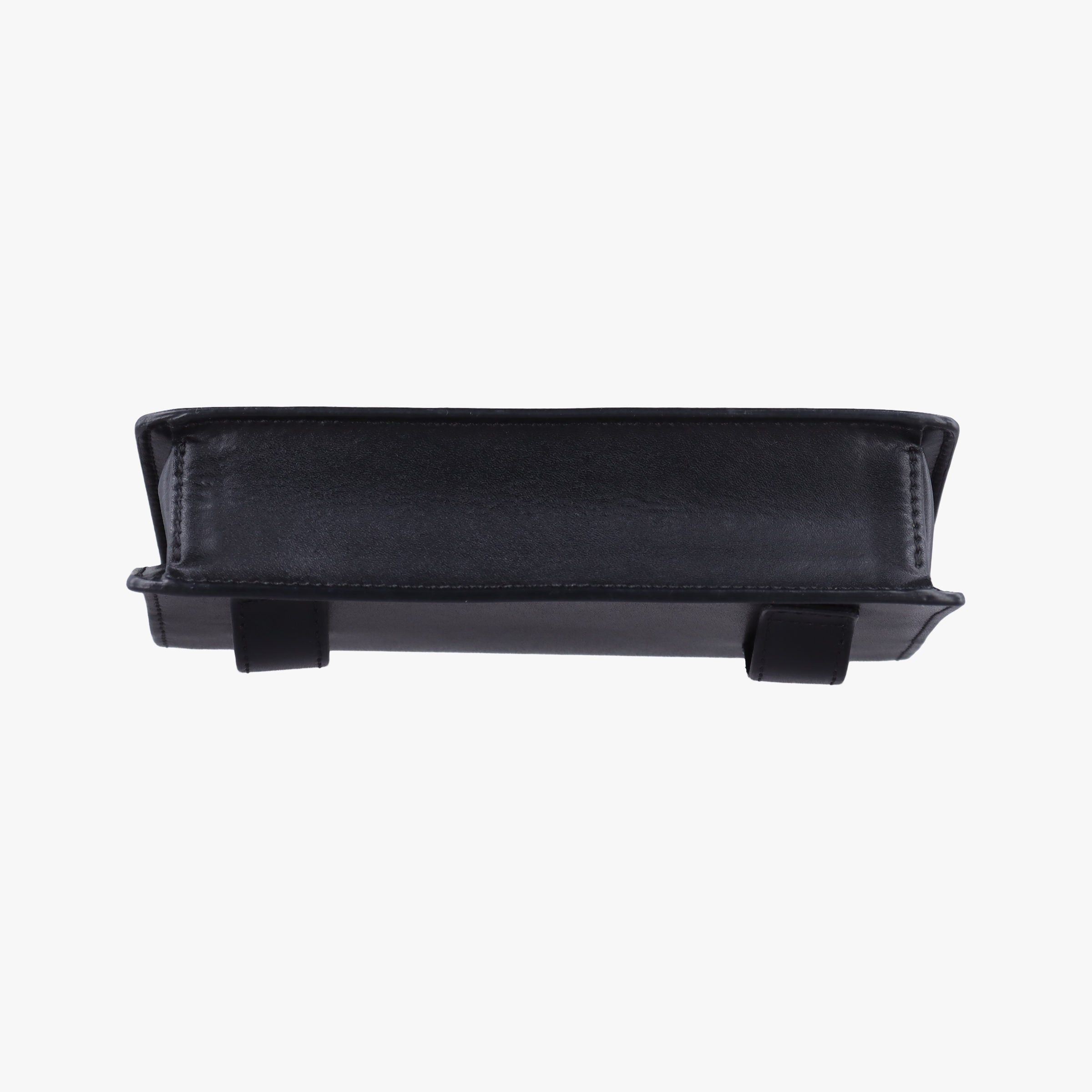 Pre-owned Fendi F is Black Leather 8BM005 bum bag/waist bag | stylenewstar