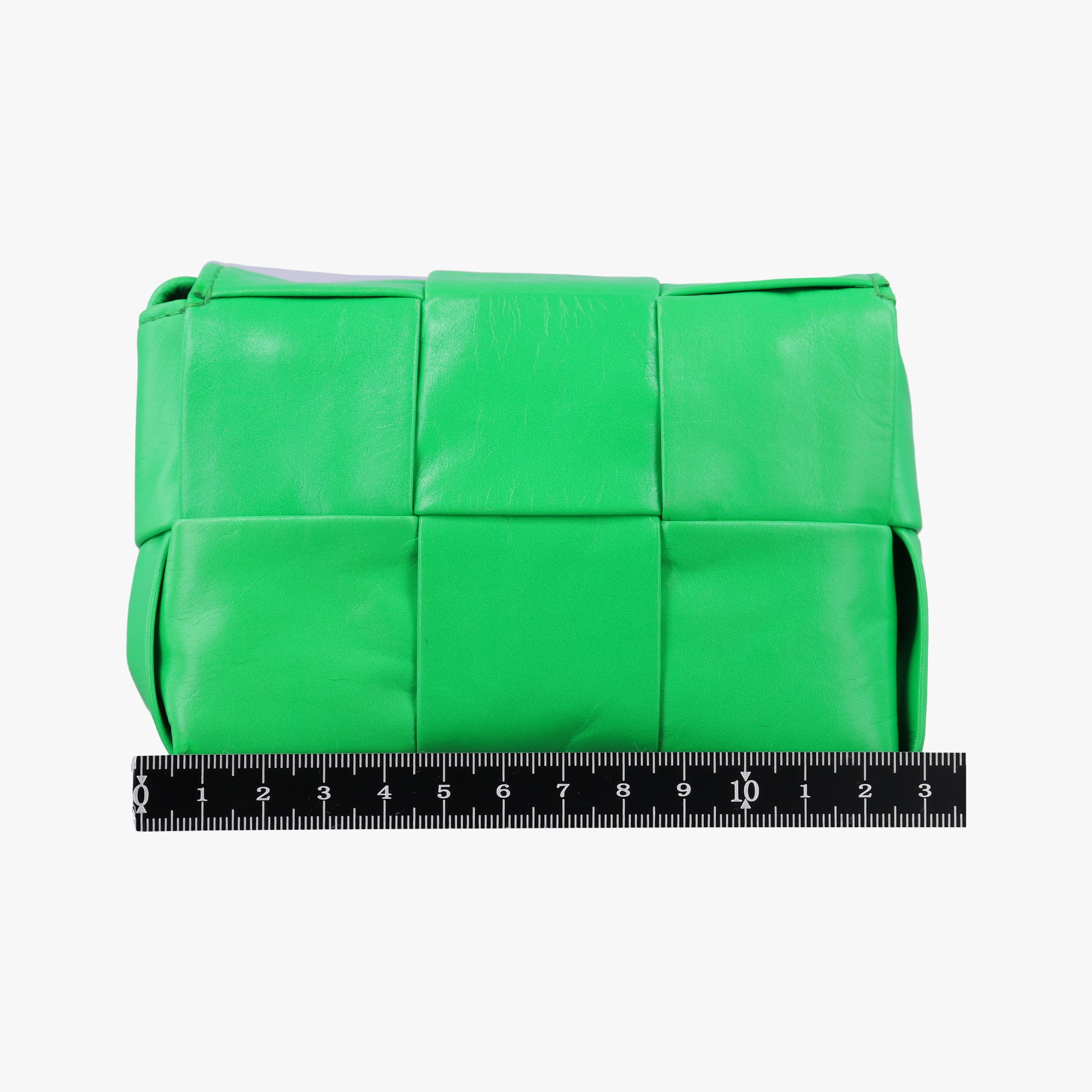 Secondhand Bottega Veneta candy cassette Green Leather  shoulderbag | stylenewstar