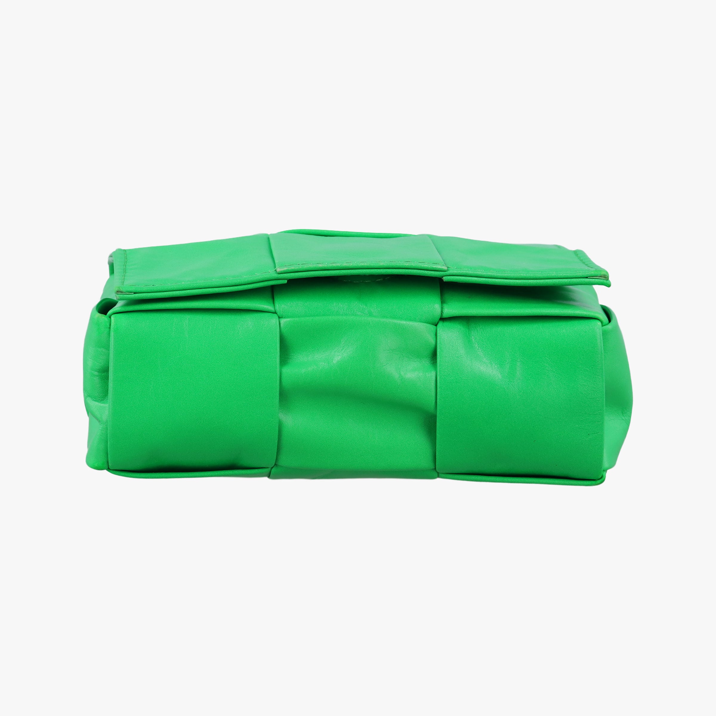 Secondhand Bottega Veneta candy cassette Green Leather  shoulderbag | stylenewstar