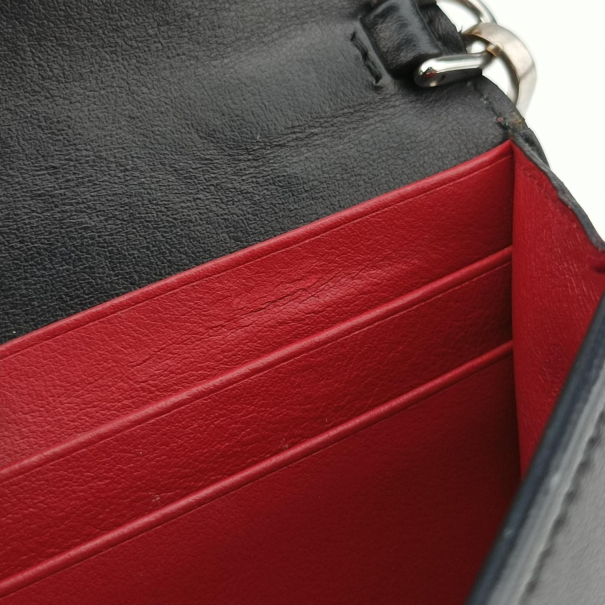 Pre-owned Prada Elektra Studded Black Leather IDH061 shoulderbag | stylenewstar