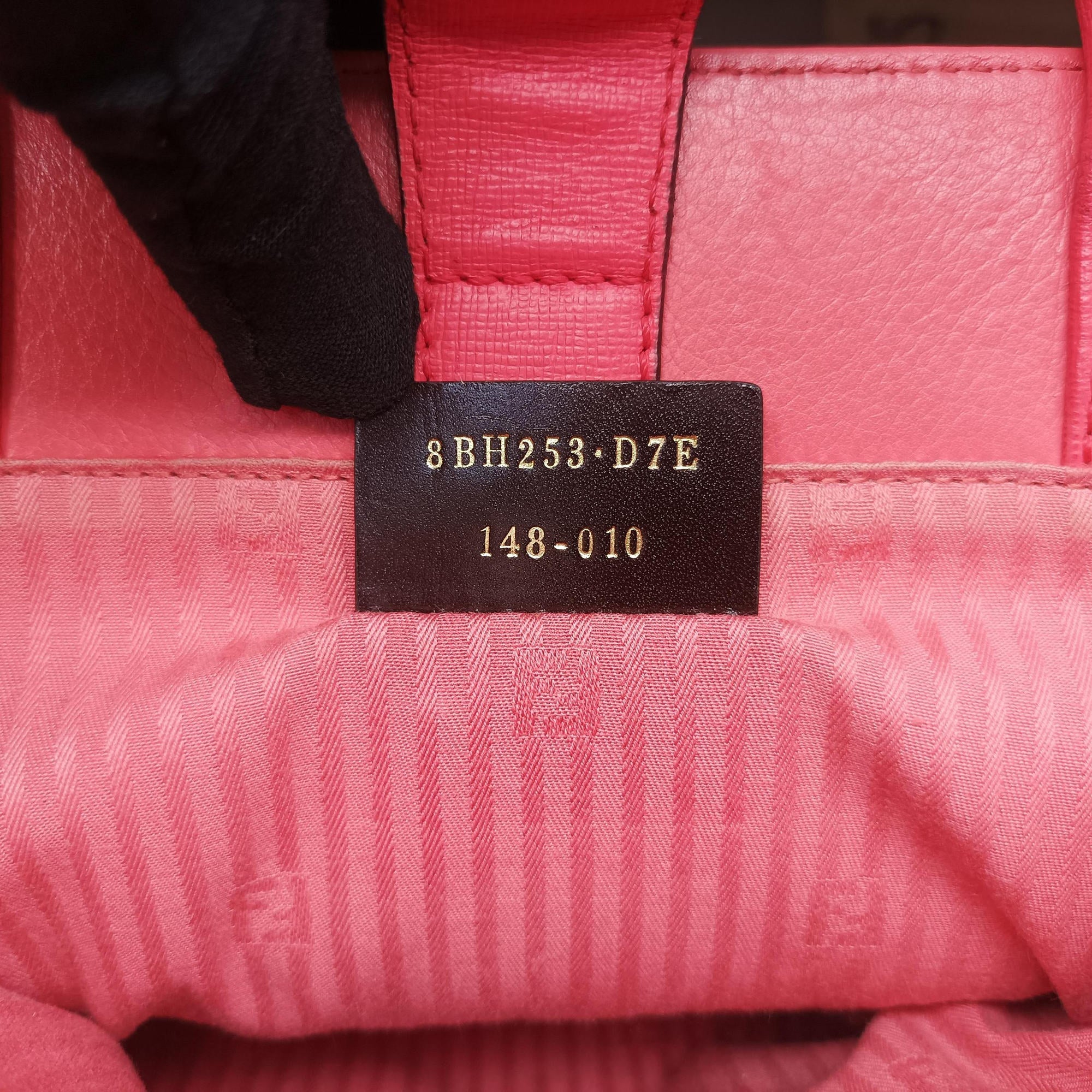 Secondhand Fendi Petite 2 JOURS pink Leather 8BH250 shoulderbag | stylenewstar