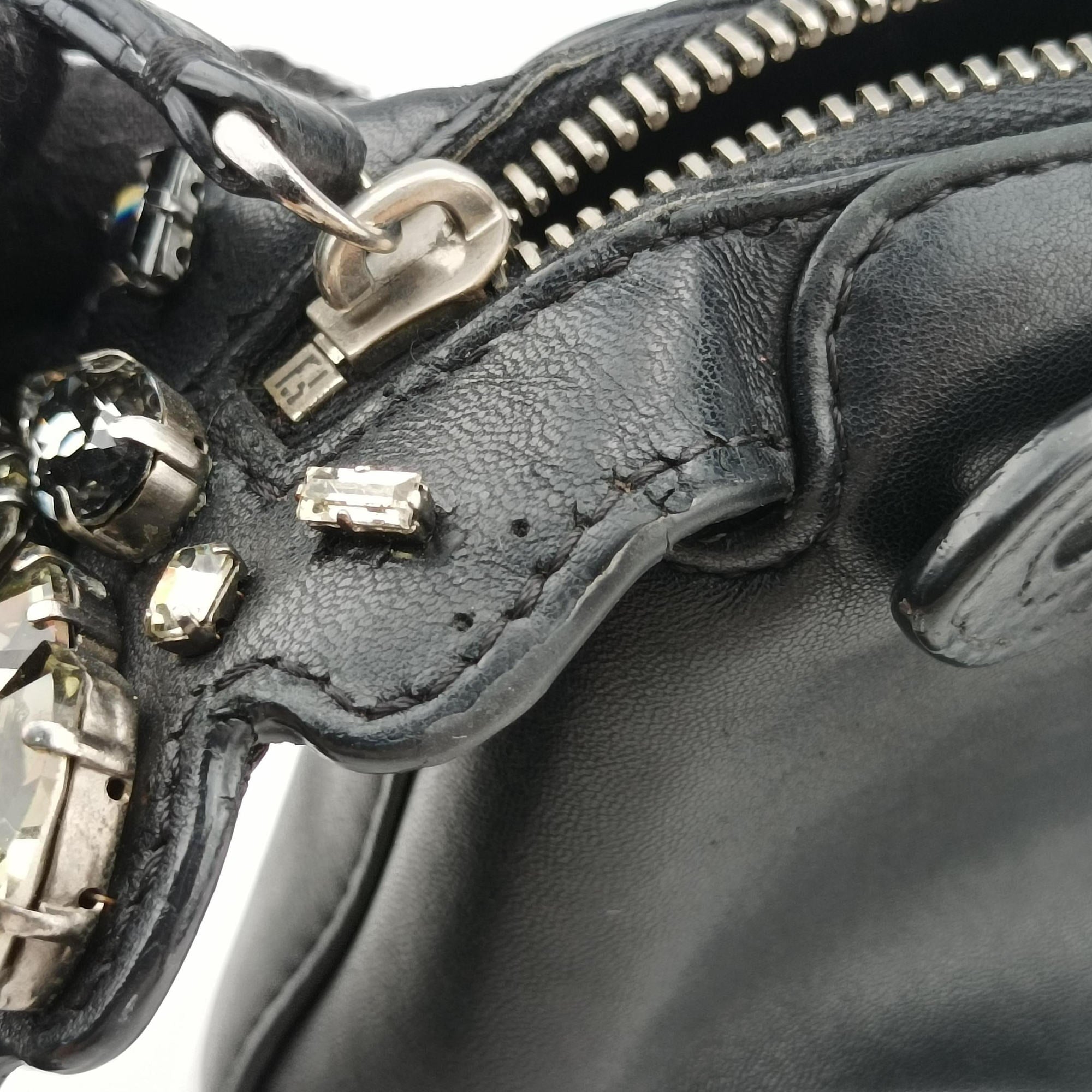 Secondhand Fendi By the Way Black Leather 8BL135 shoulderbag | stylenewstar