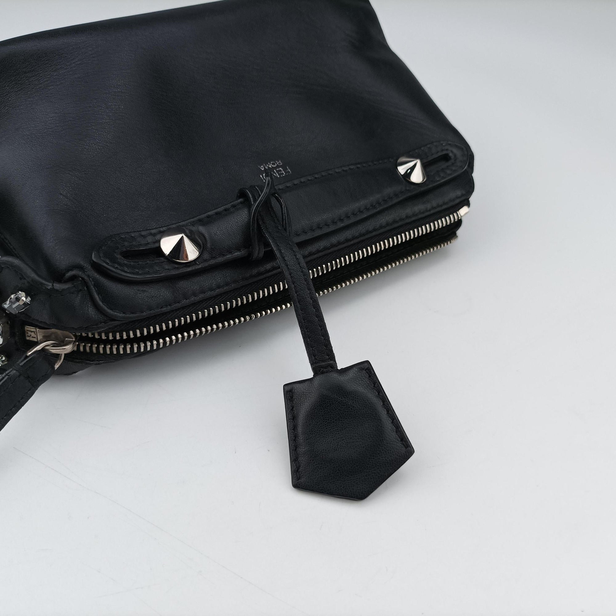 Secondhand Fendi By the Way Black Leather 8BL135 shoulderbag | stylenewstar