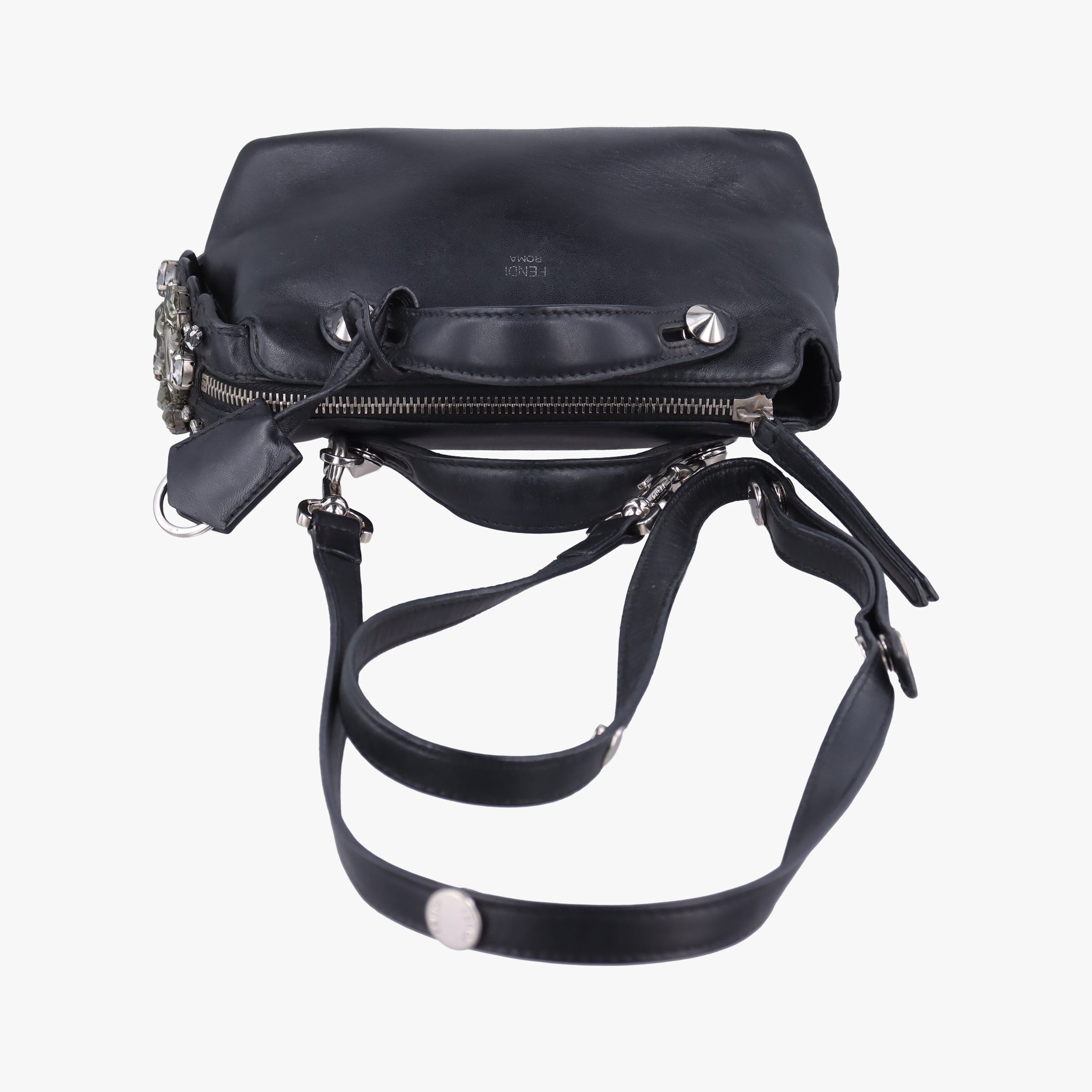 Secondhand Fendi By the Way Black Leather 8BL135 shoulderbag | stylenewstar