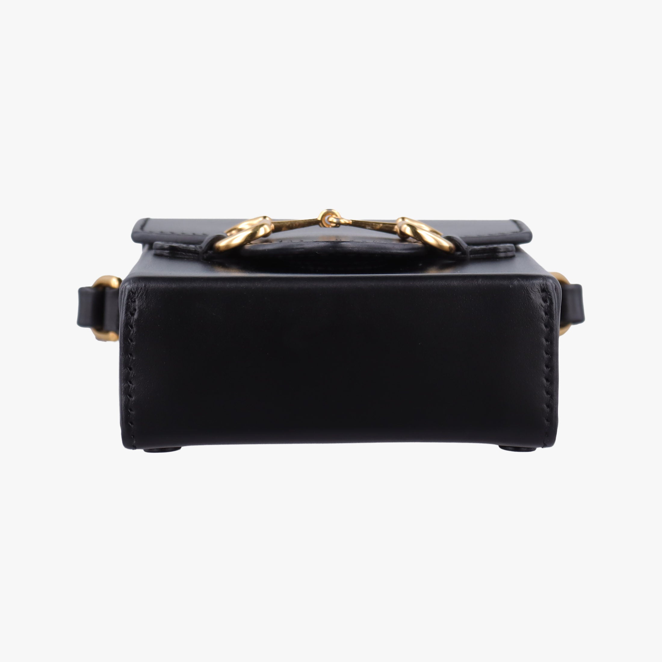 Secondhand Gucci Horsebit 1955 Black Leather 625615 shoulderbag | stylenewstar
