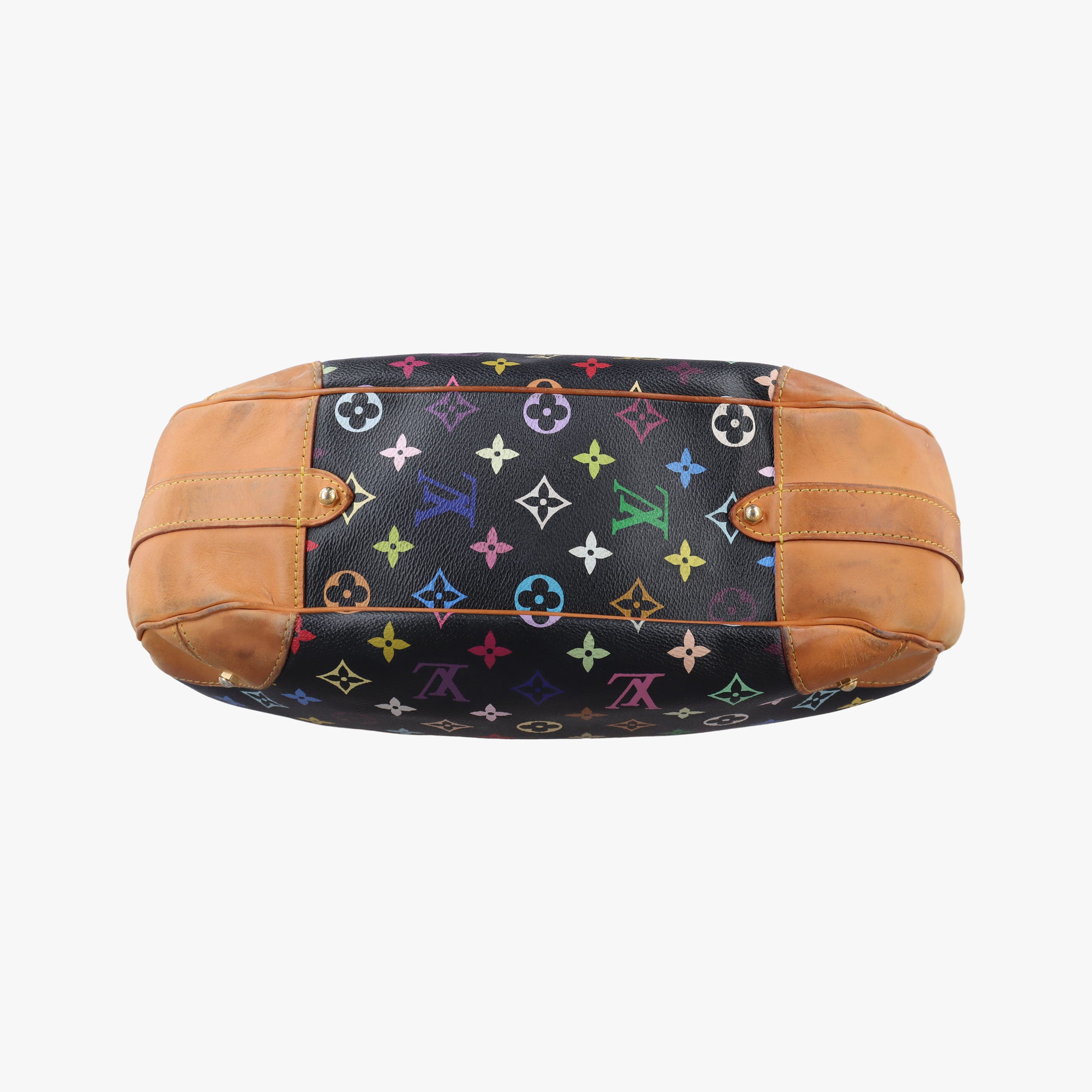 Pre-owned Louis Vuitton GRETA Noir Monogram Multicolor M40196 shoulderbag | stylenewstar