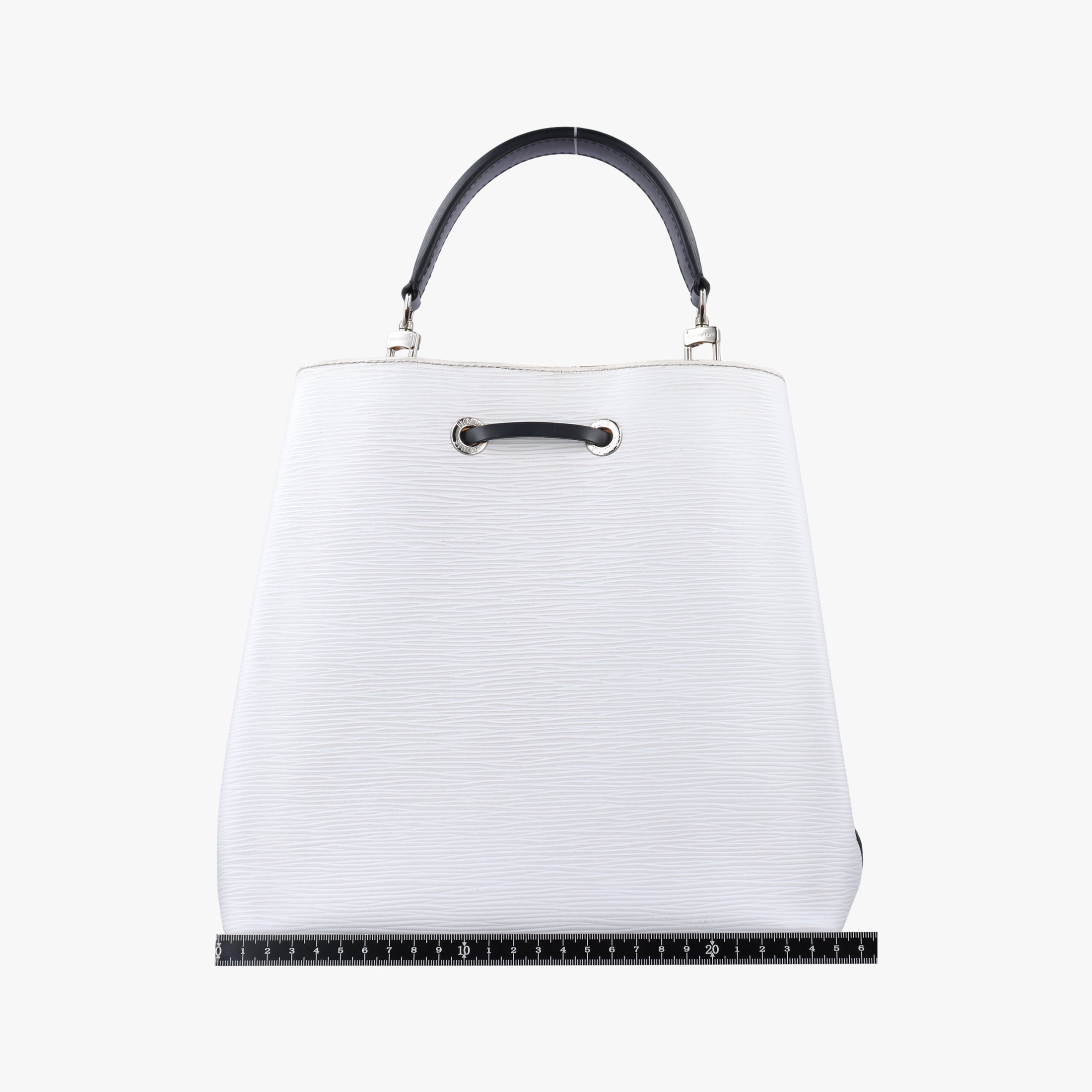 Pre-owned Louis Vuitton NeoNoe White × Black Epi M53371 shoulderbag | stylenewstar