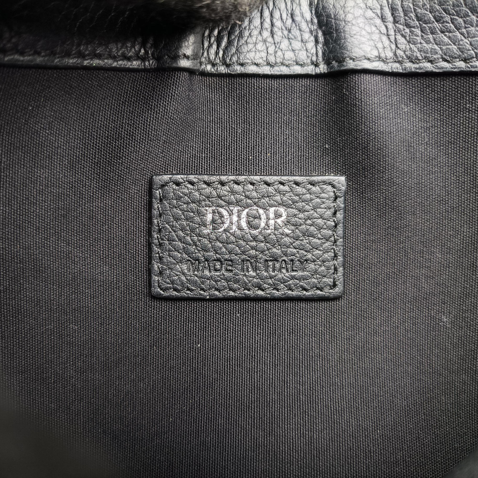 Secondhand Christian Dior Saddle Black Jacquard×Leather  bum bag/waist bag | stylenewstar