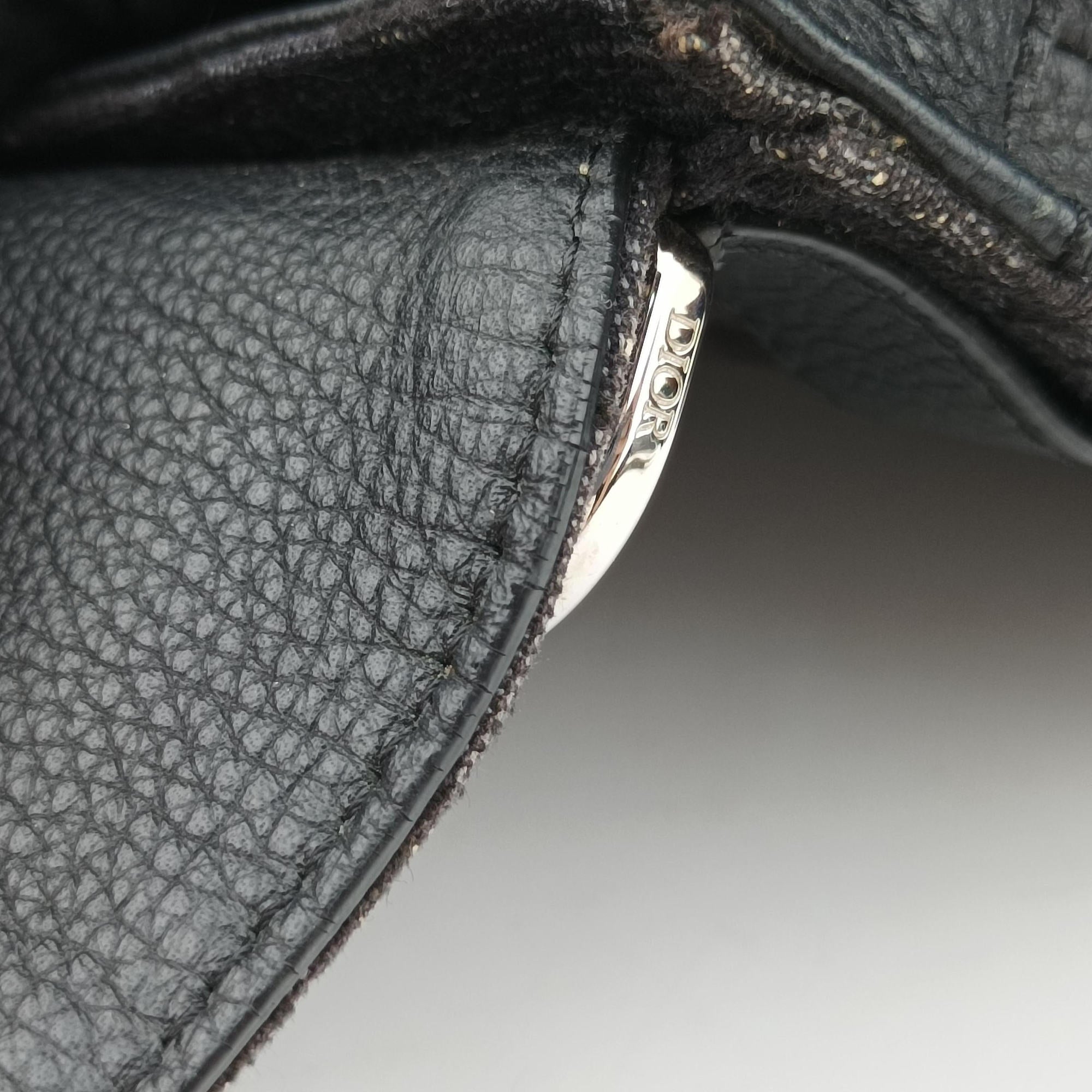 Secondhand Christian Dior Saddle Black Jacquard×Leather  bum bag/waist bag | stylenewstar