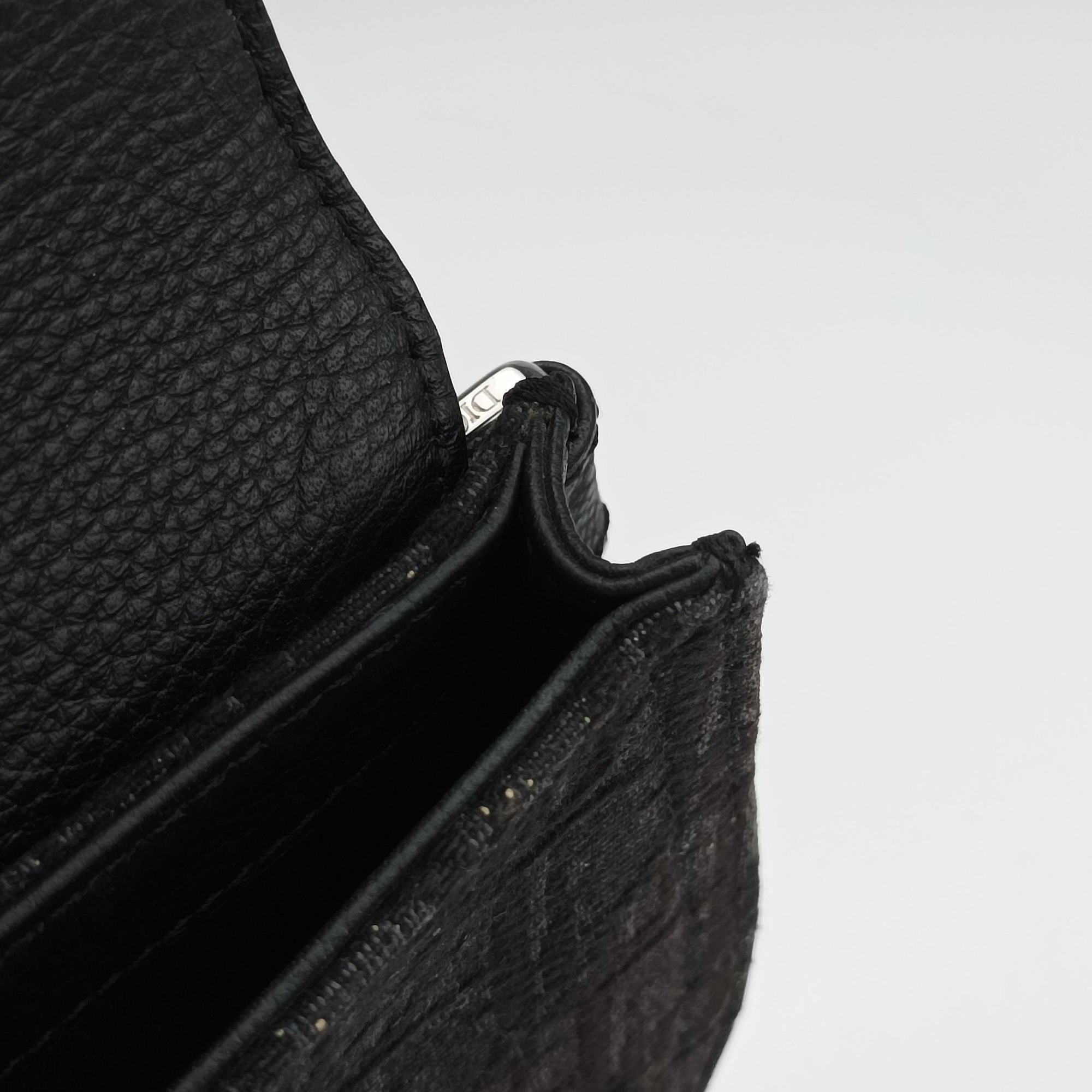 Secondhand Christian Dior Saddle Black Jacquard×Leather  bum bag/waist bag | stylenewstar