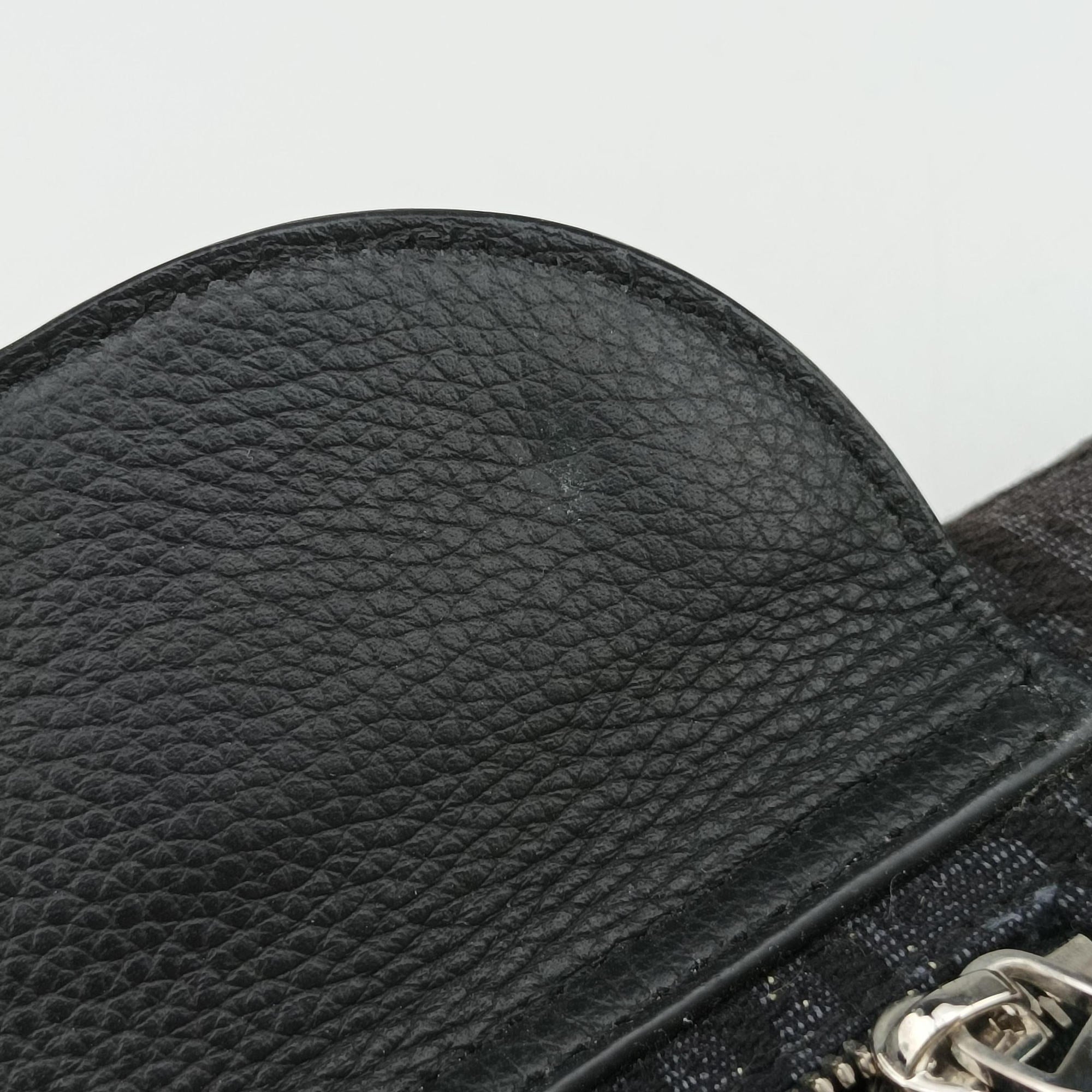 Secondhand Christian Dior Saddle Black Jacquard×Leather  bum bag/waist bag | stylenewstar