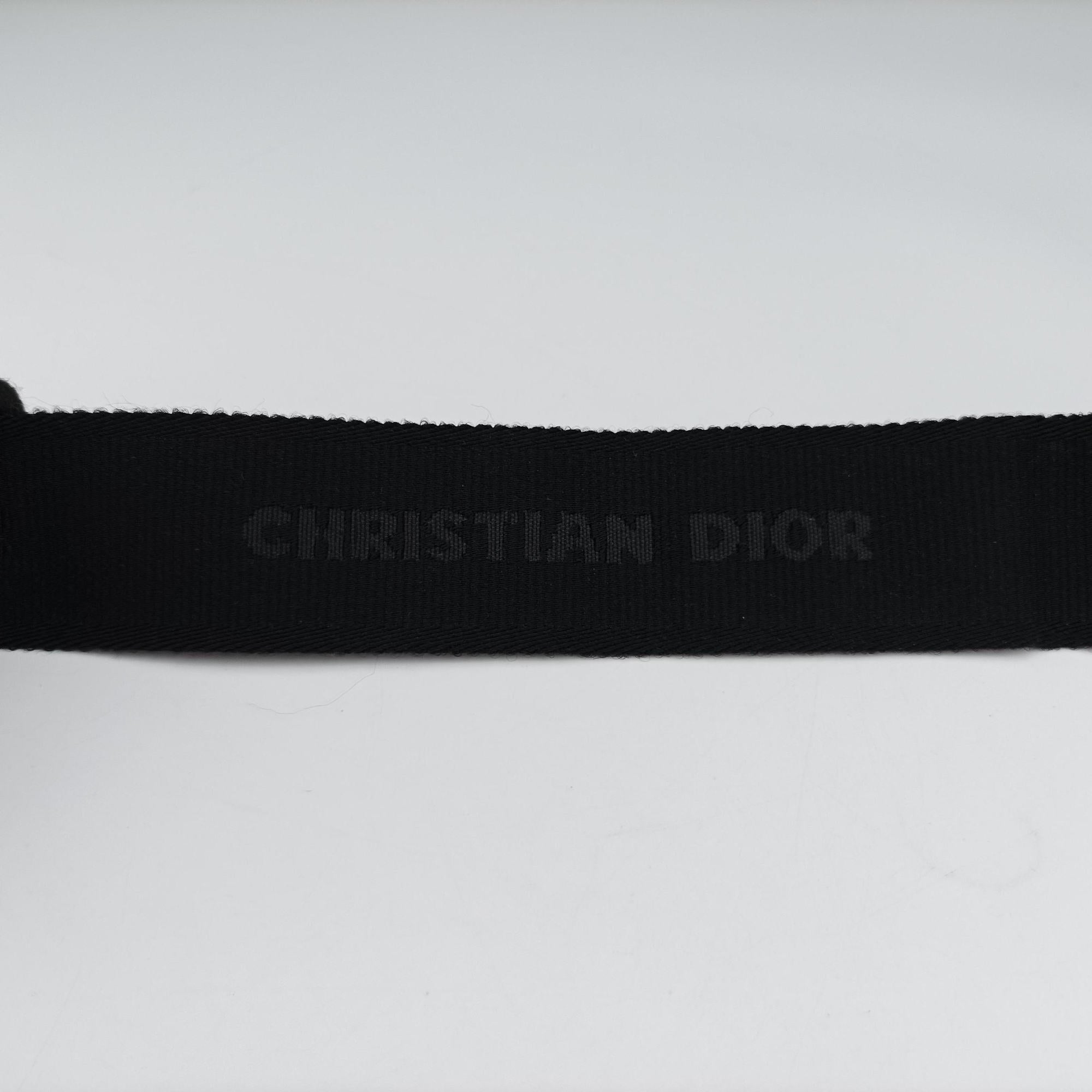 Secondhand Christian Dior Saddle Black Jacquard×Leather  bum bag/waist bag | stylenewstar