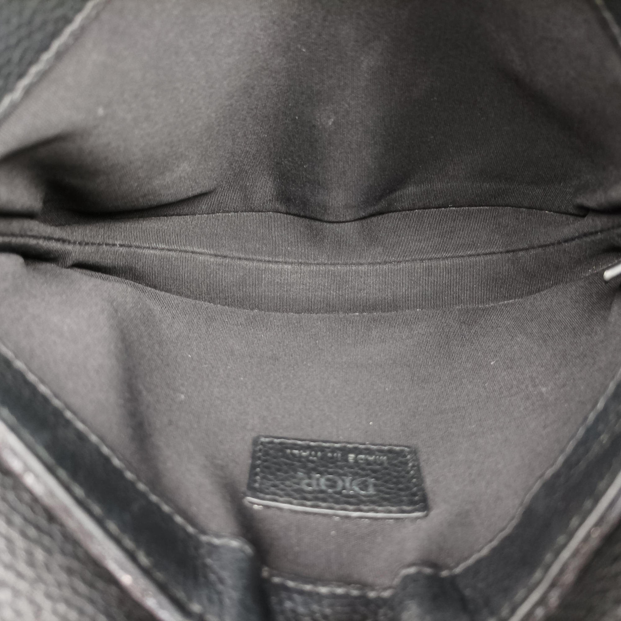 Secondhand Christian Dior Saddle Black Jacquard×Leather  bum bag/waist bag | stylenewstar