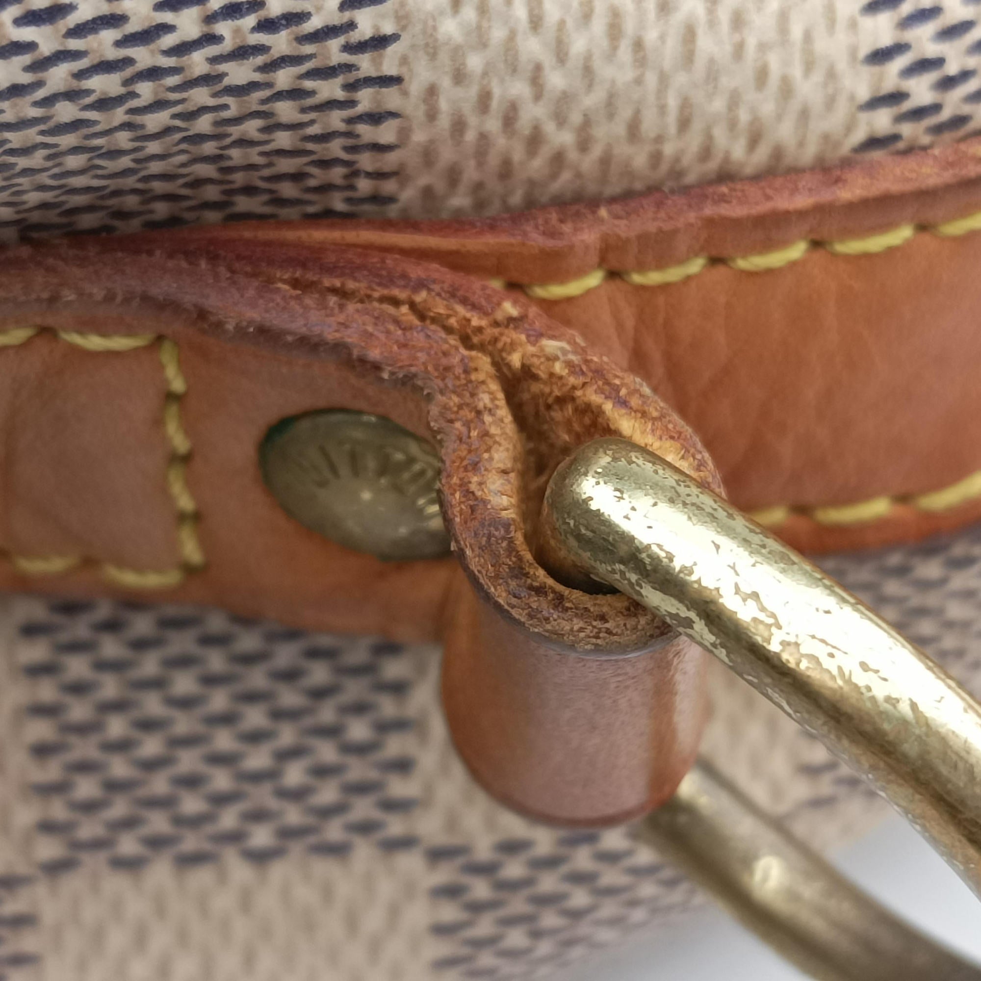 Pre-owned Louis Vuitton Speedy30 Azur Damier Canvas N41533 shoulderbag | stylenewstar