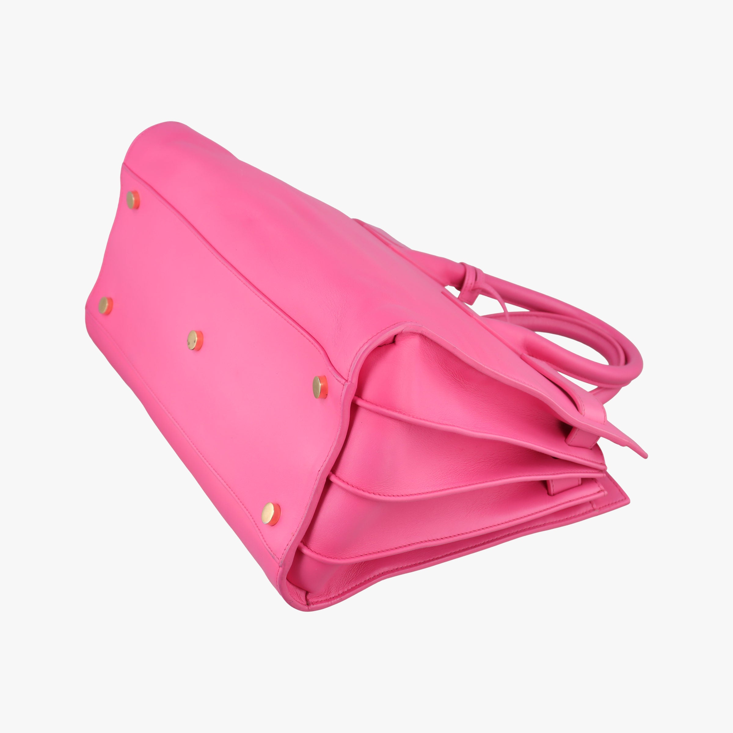 Pre-owned Yves Saint Laurent SAC DE JOUR Rose Leather 324823 shoulderbag | stylenewstar
