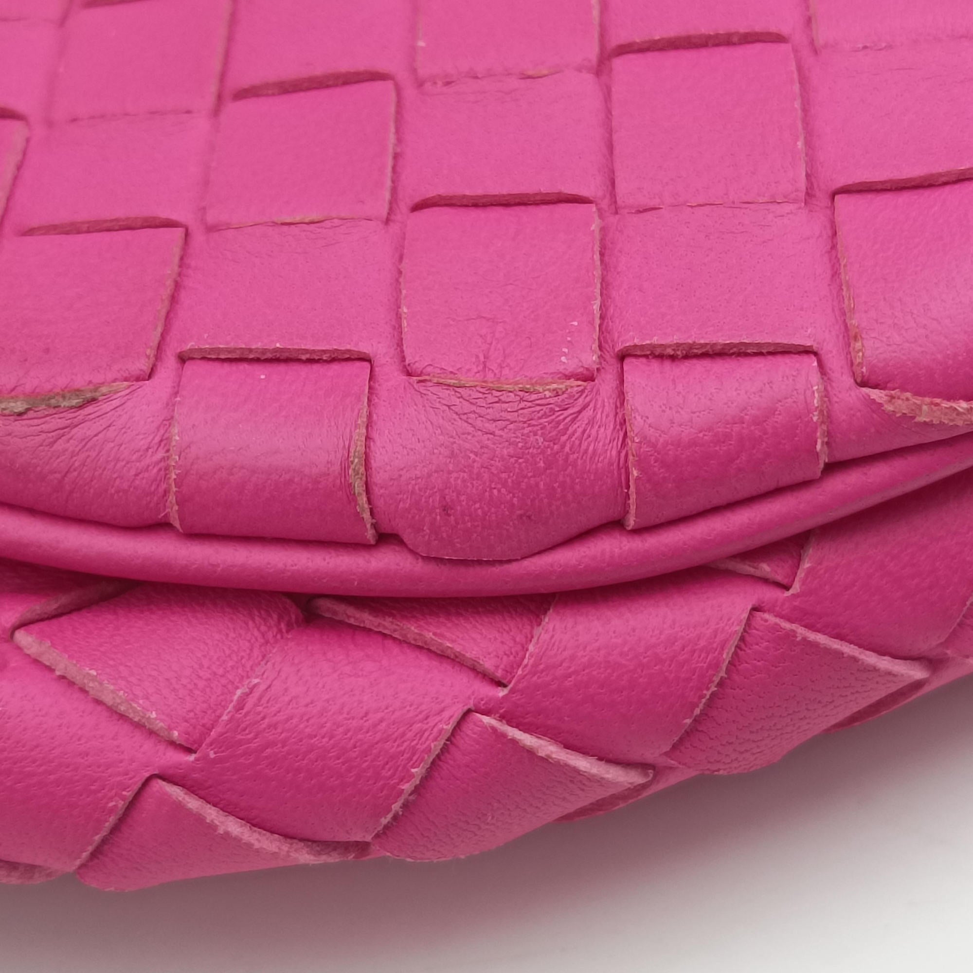 Vintage Bottega Veneta Intrecciato Rose lambskin  shoulderbag | stylenewstar
