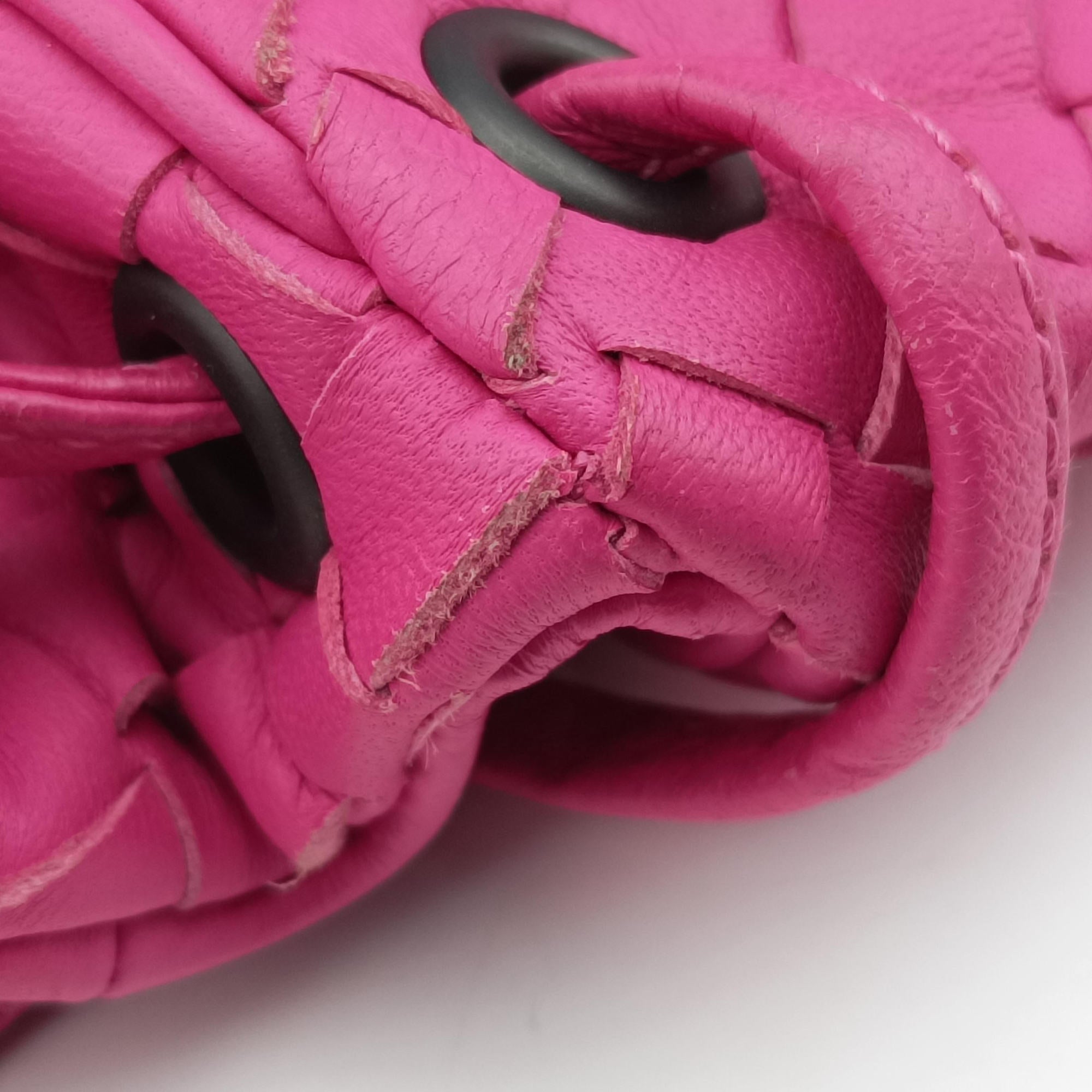 Vintage Bottega Veneta Intrecciato Rose lambskin  shoulderbag | stylenewstar