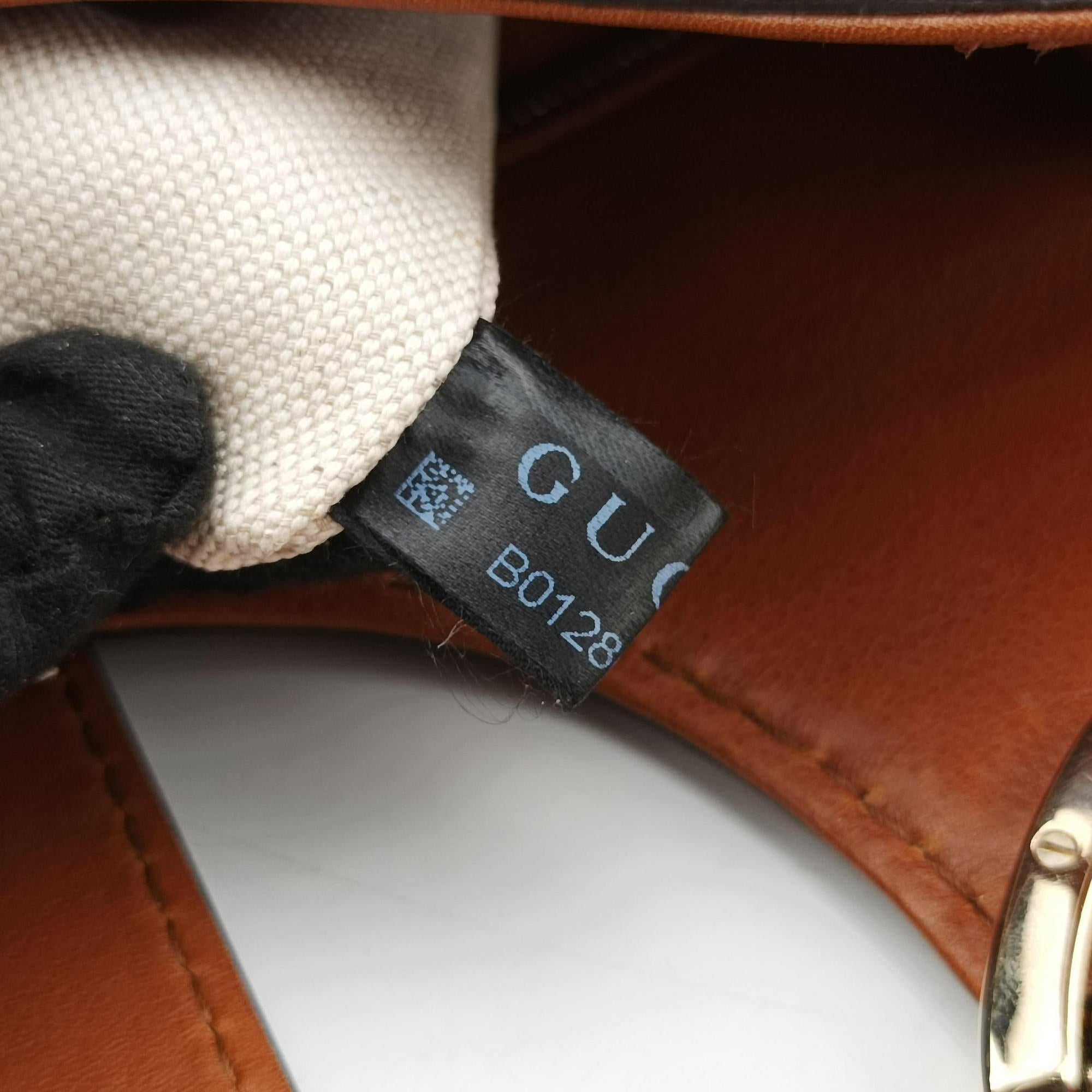 Pre-owned Gucci Stirrup Brown leather 277514 handbag | stylenewstar
