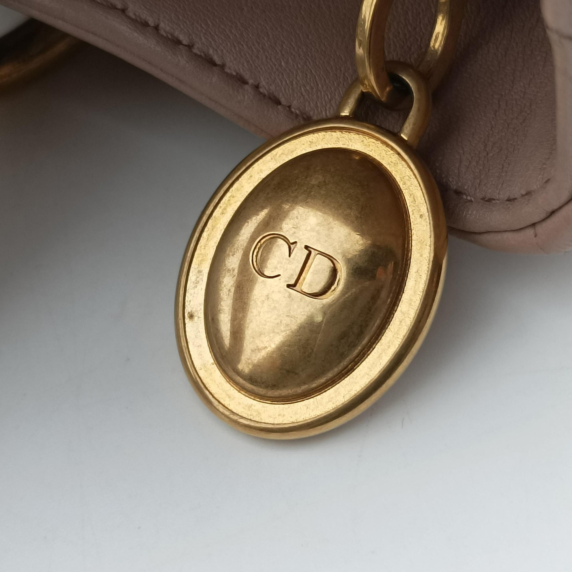 Vintage Christian Dior Lady Dior Pink lambskin  shoulderbag | stylenewstar