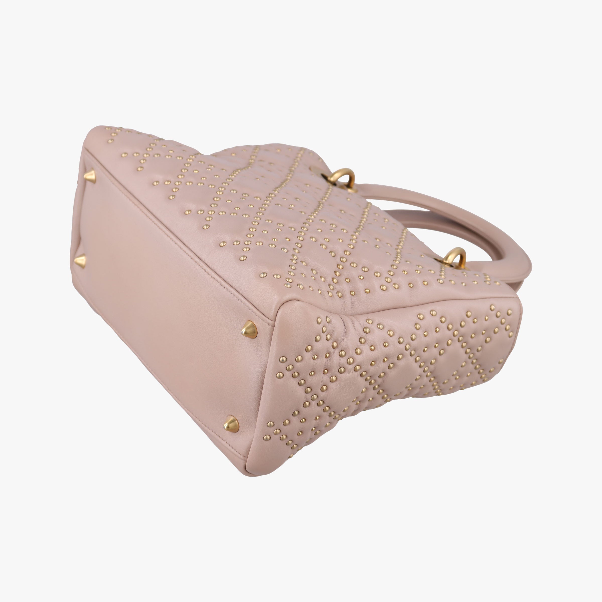 Vintage Christian Dior Lady Dior Pink lambskin  shoulderbag | stylenewstar
