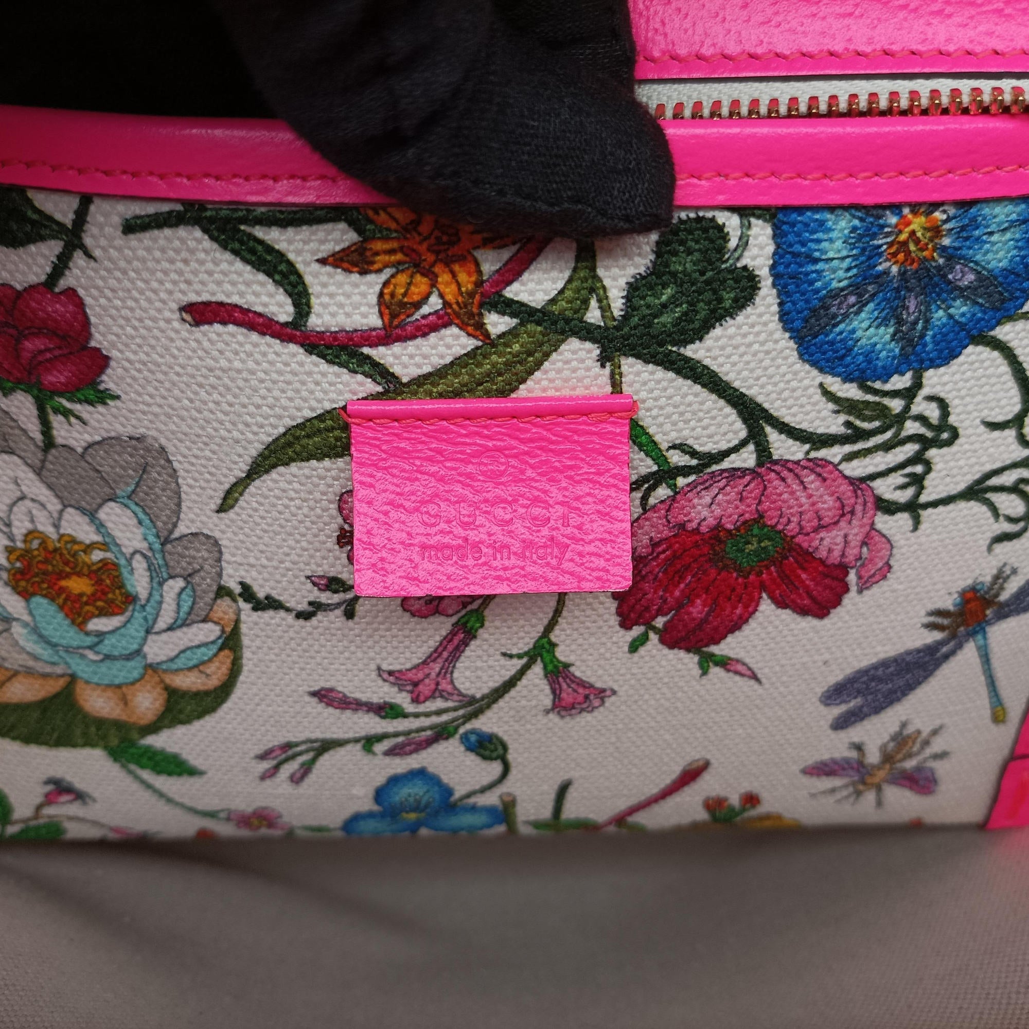 Secondhand Gucci Flora Multicolour Canvas×Leather 550141 shoulderbag | stylenewstar