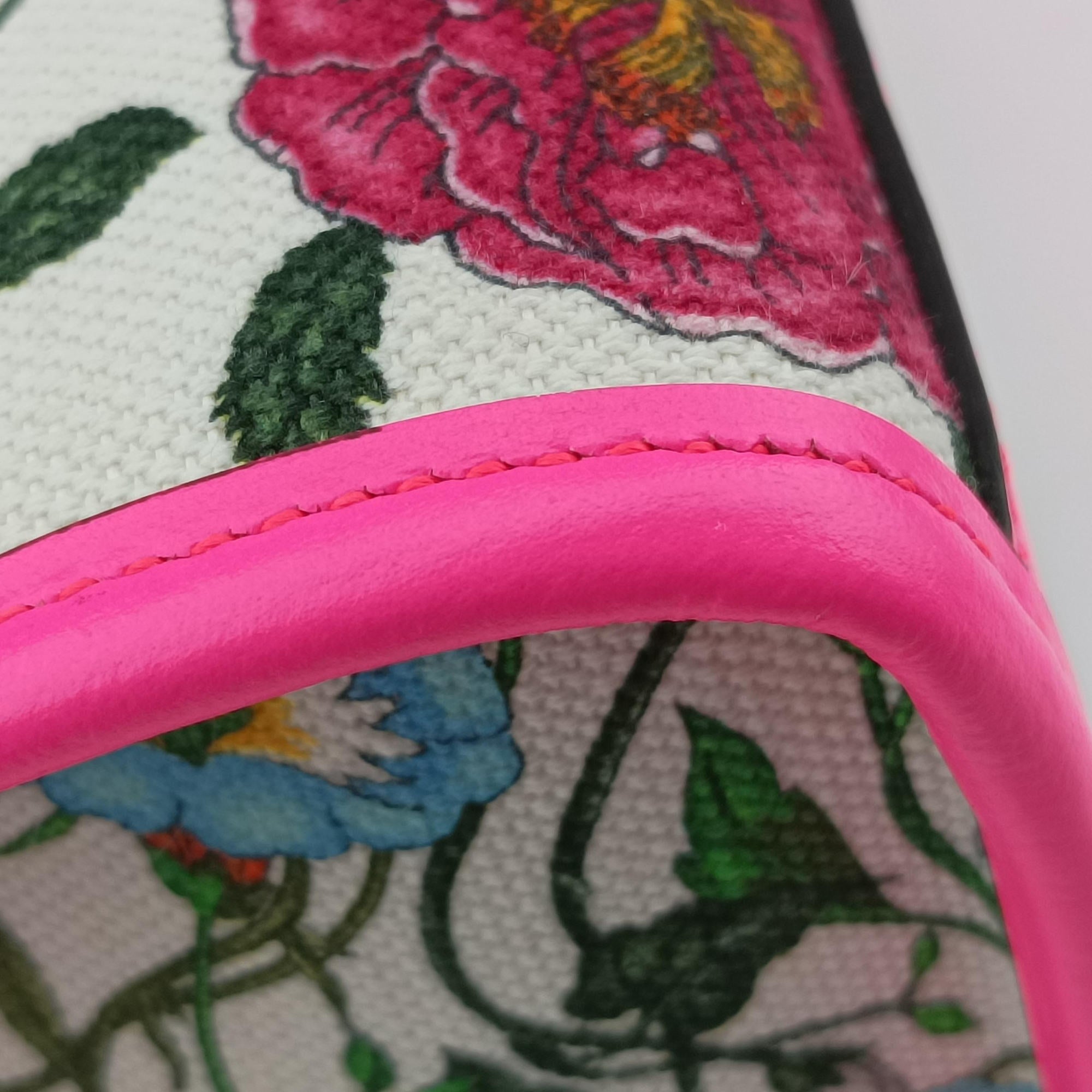 Secondhand Gucci Flora Multicolour Canvas×Leather 550141 shoulderbag | stylenewstar