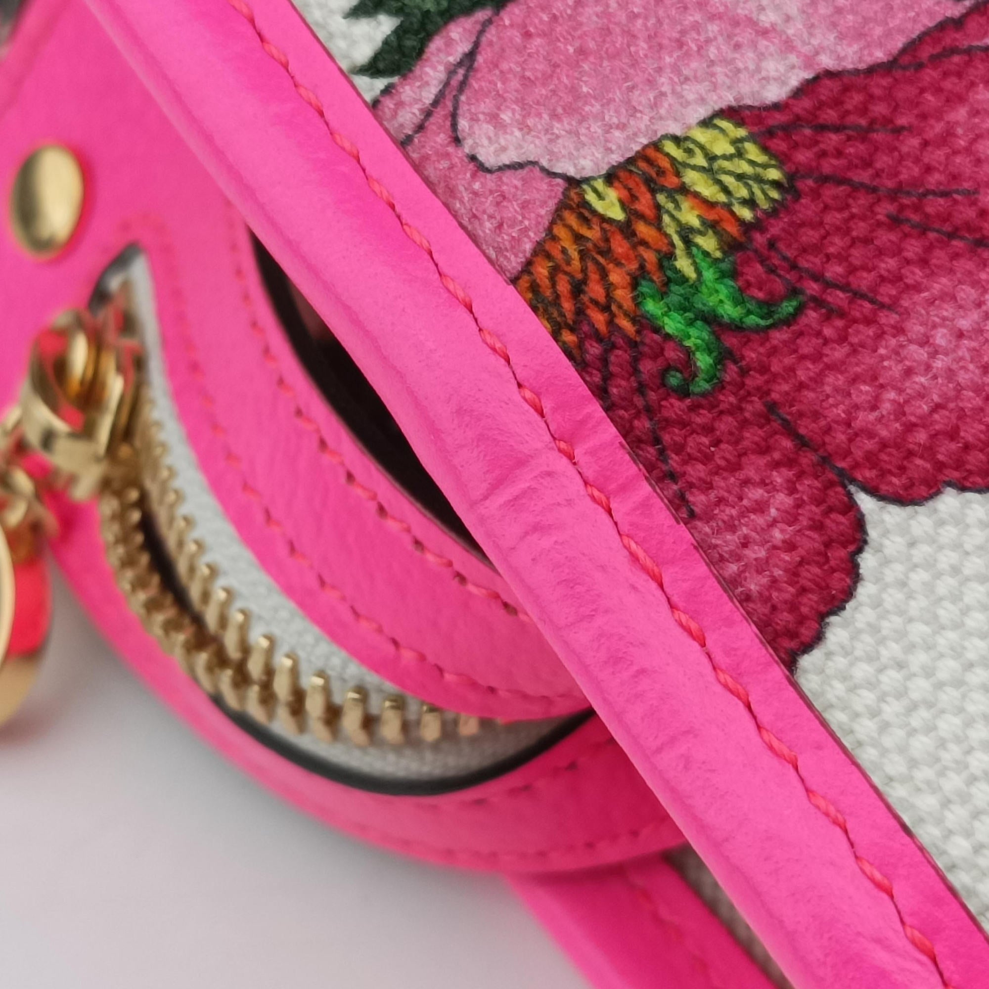 Secondhand Gucci Flora Multicolour Canvas×Leather 550141 shoulderbag | stylenewstar