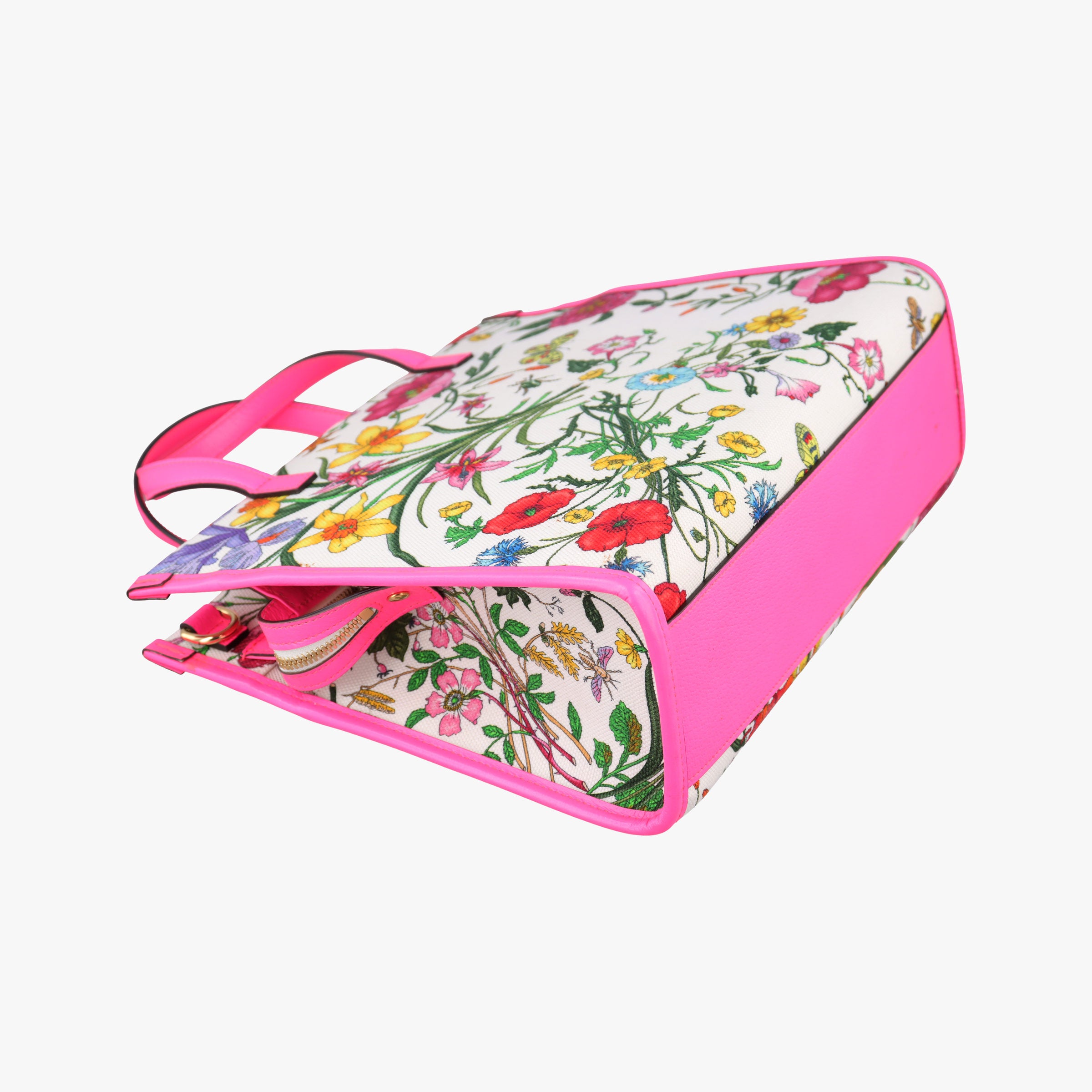 Secondhand Gucci Flora Multicolour Canvas×Leather 550141 shoulderbag | stylenewstar
