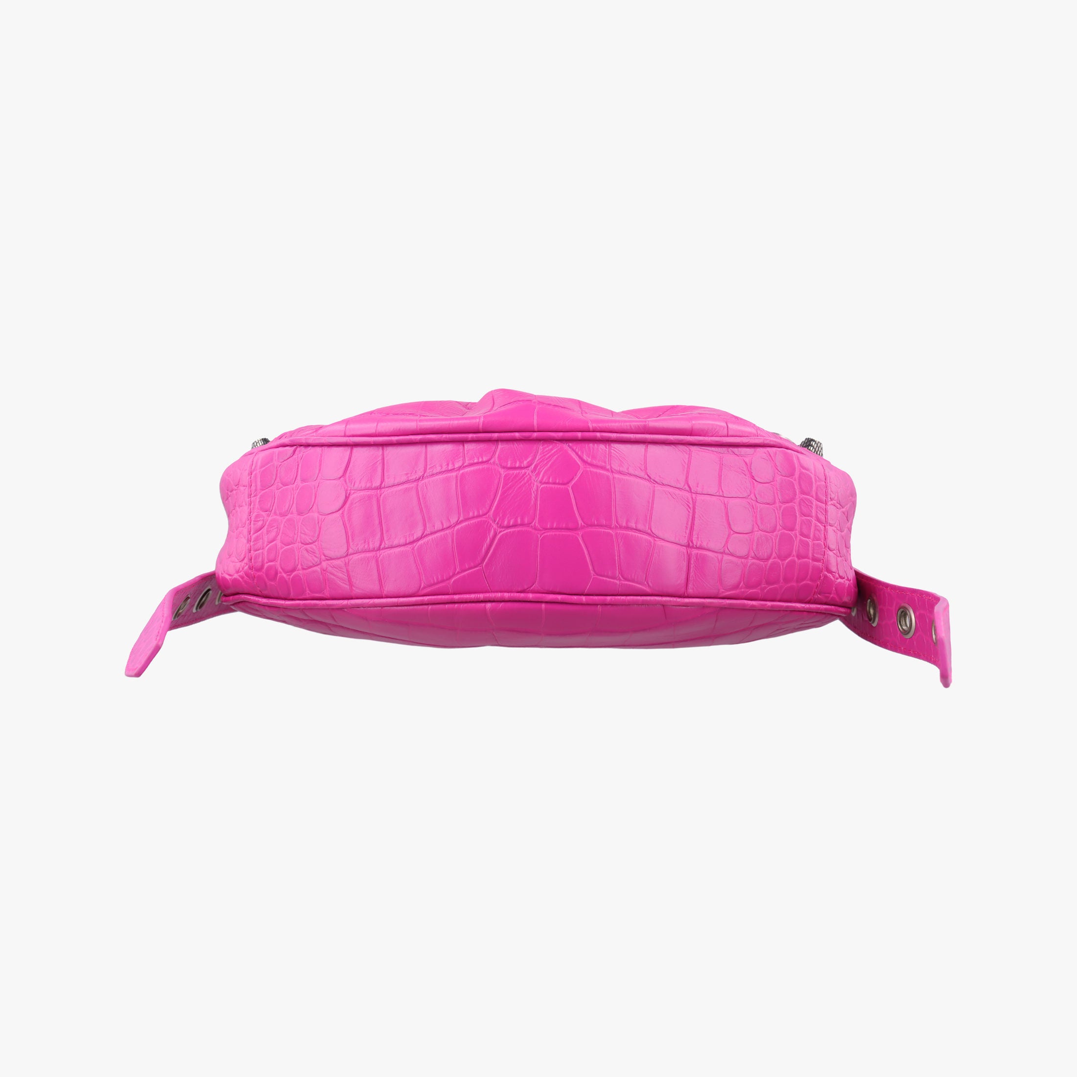 Pre-owned Balenciaga Le Cagole mini Rose Leather  shoulderbag | stylenewstar
