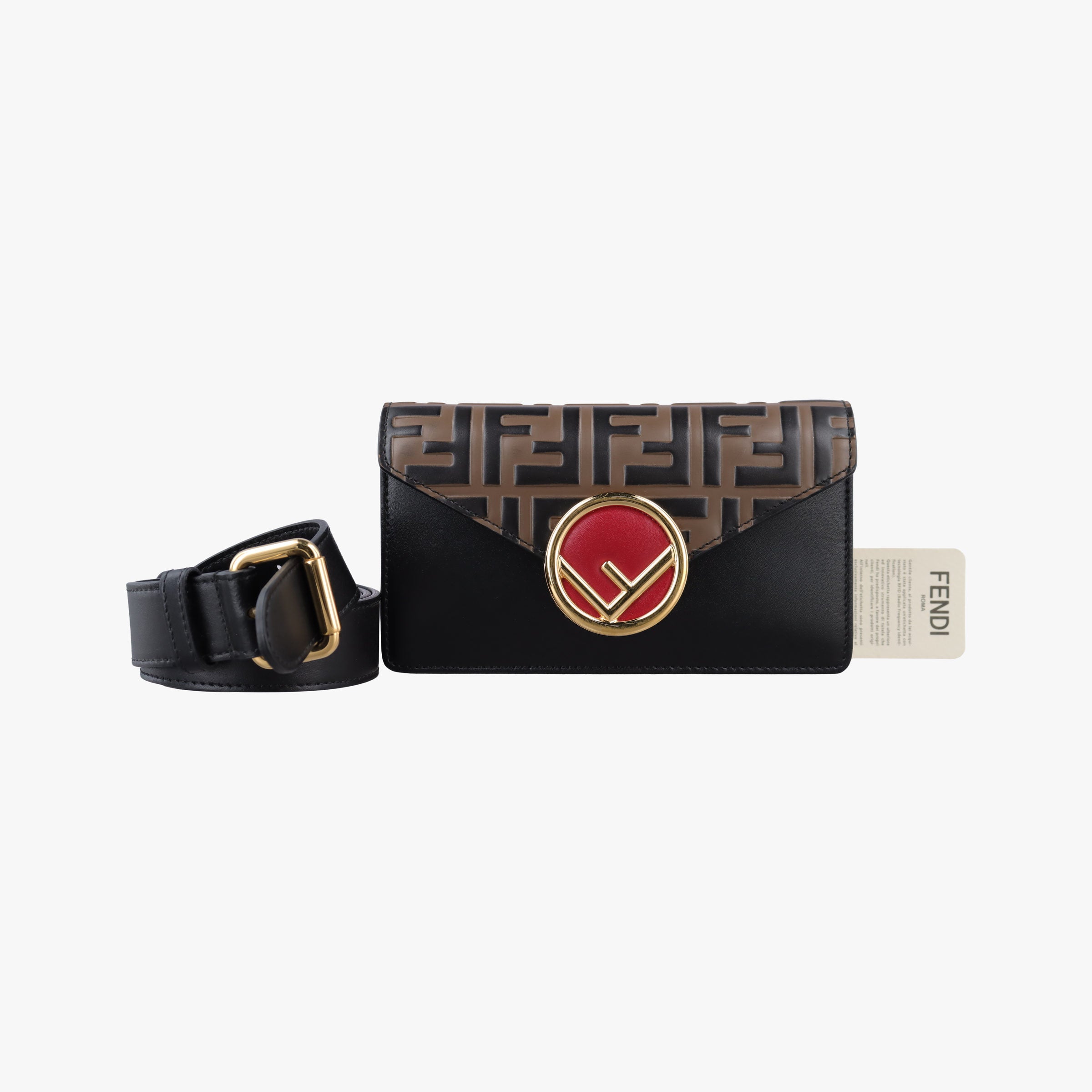 Vintage Fendi F is Brown Leather 8BM005 bum bag/waist bag | stylenewstar