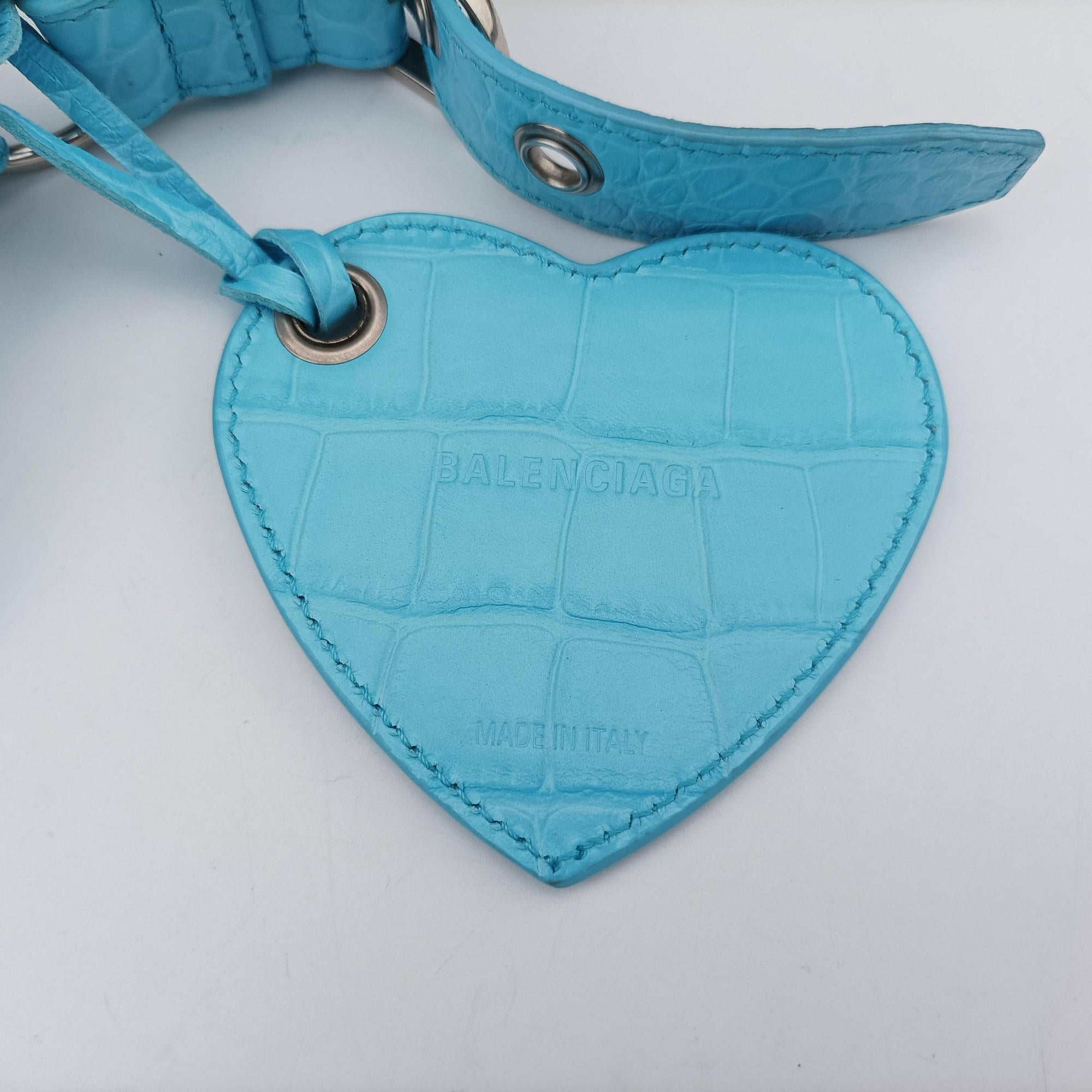Secondhand Balenciaga Le Cagole mini Blue fabric  shoulderbag | stylenewstar