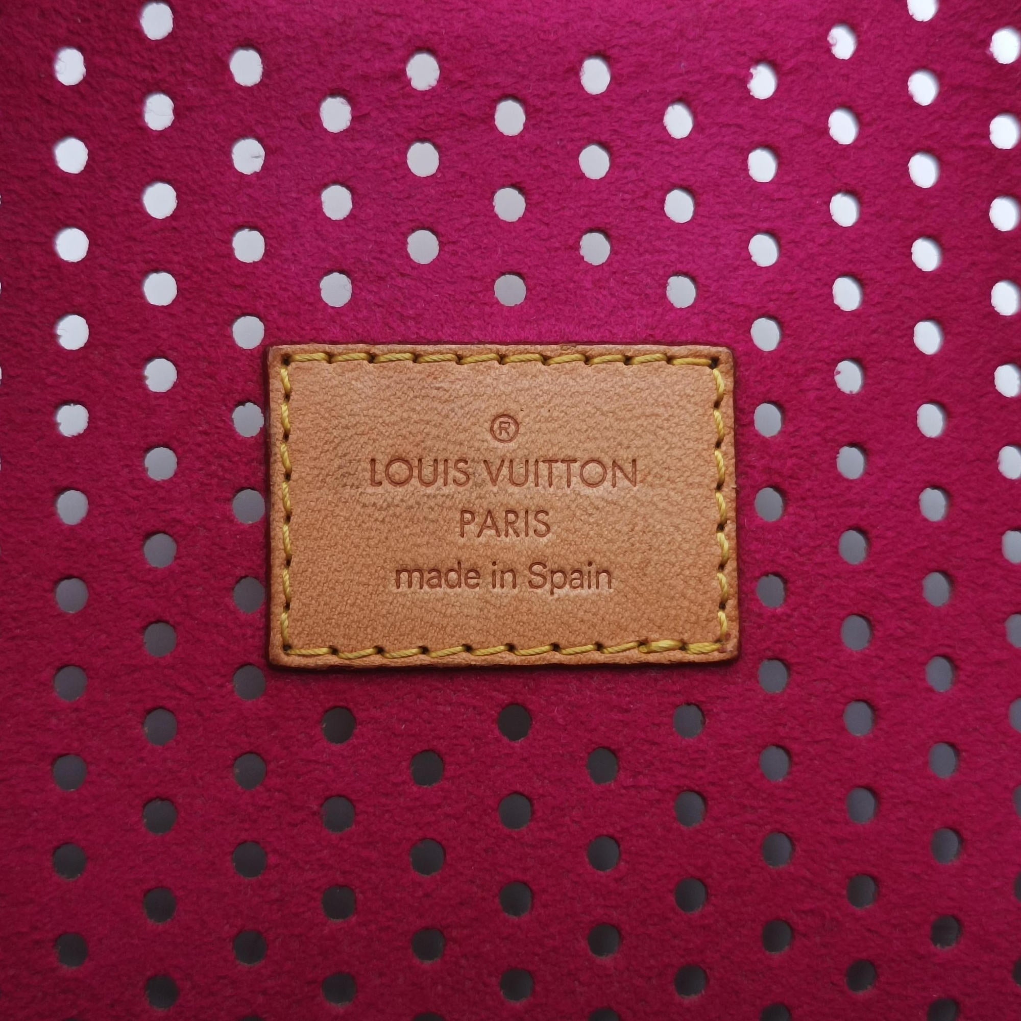 Secondhand Louis Vuitton Musette brown×FUCHSIA Monogram Perforated M95172 shoulderbag | stylenewstar