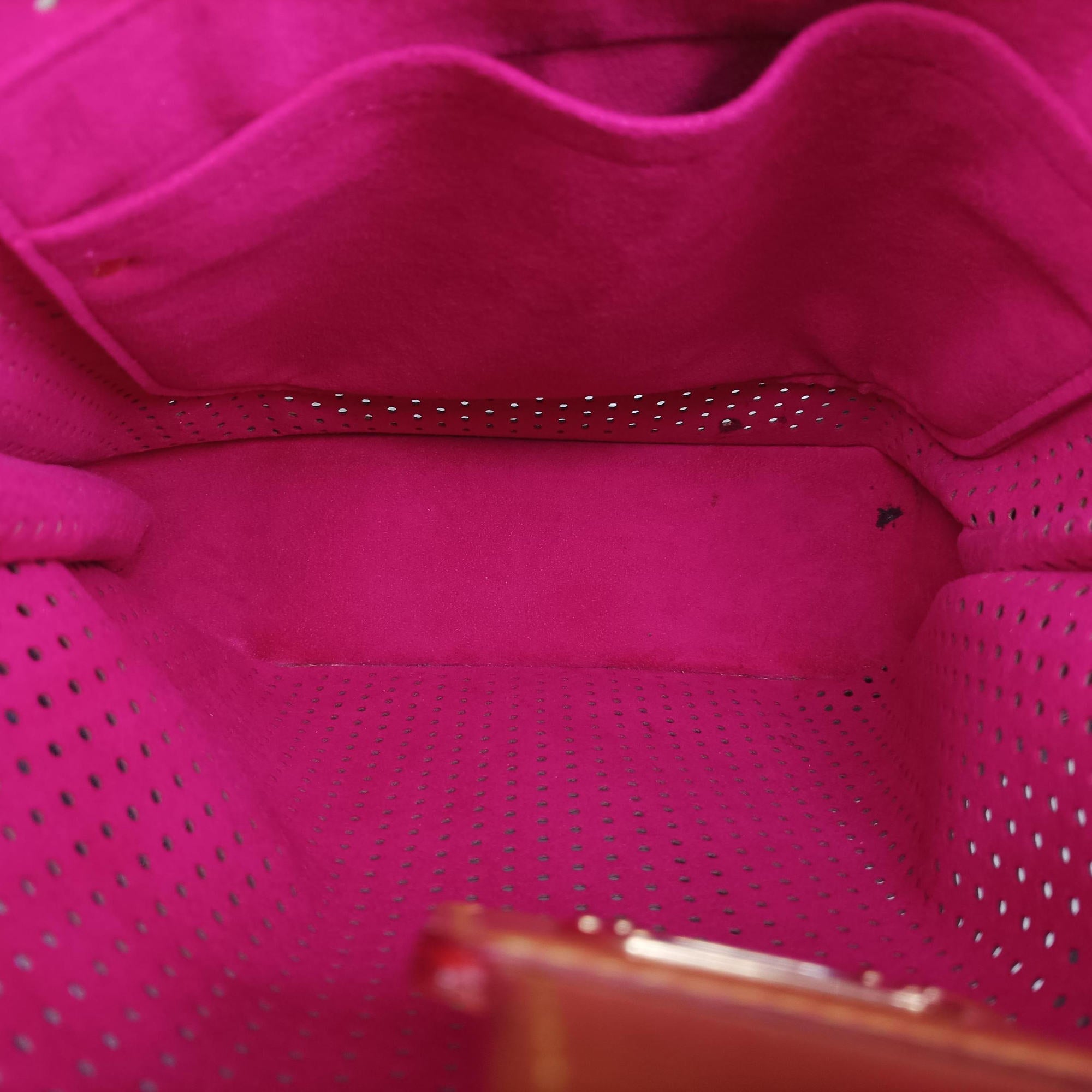 Secondhand Louis Vuitton Musette brown×FUCHSIA Monogram Perforated M95172 shoulderbag | stylenewstar