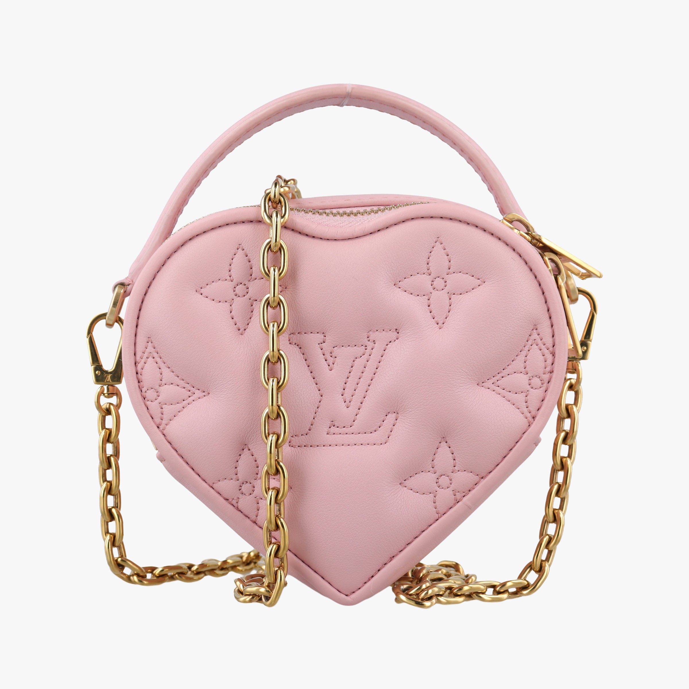 Secondhand Louis Vuitton Pop My Heart Pouch pink Leather M82526 shoulderbag | stylenewstar
