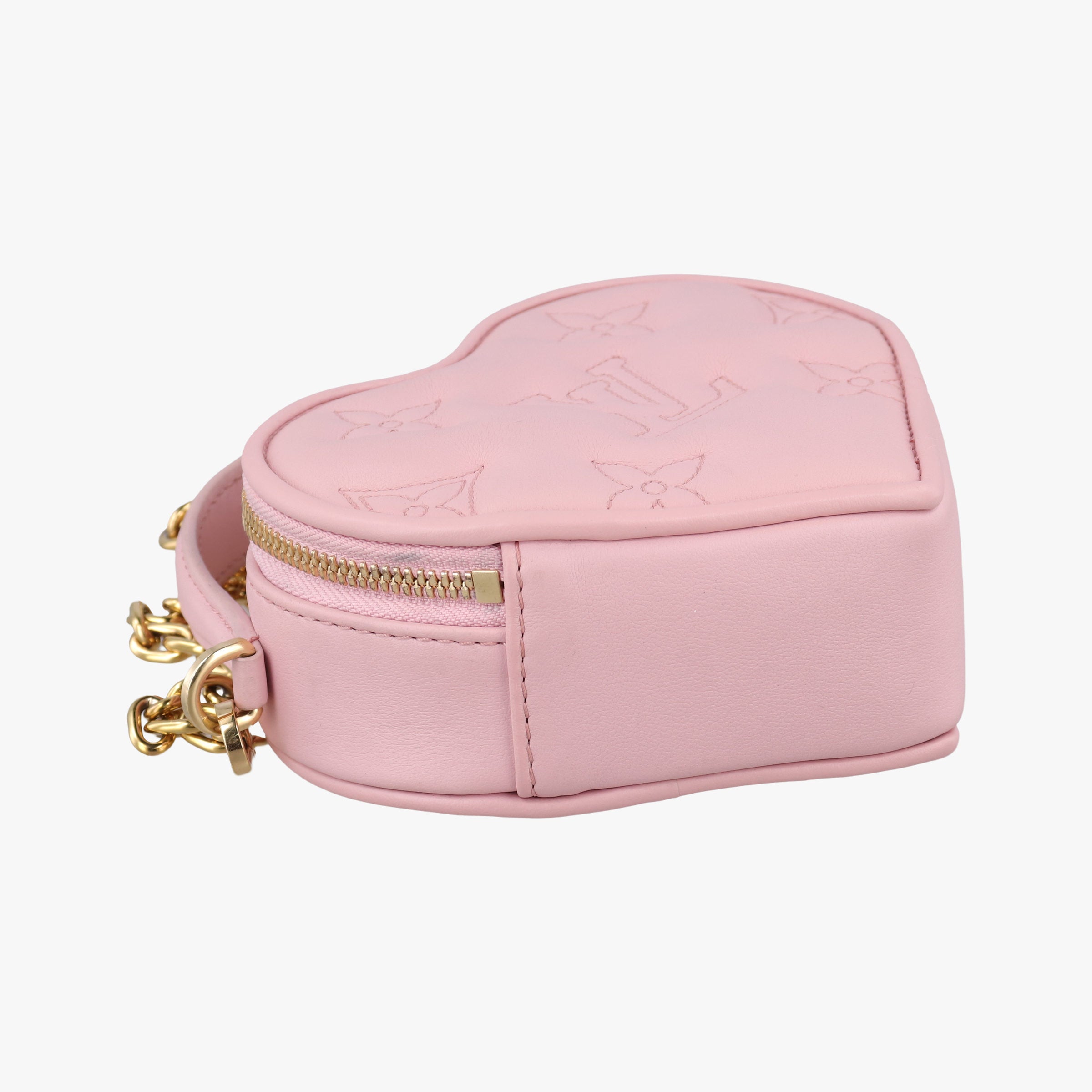 Secondhand Louis Vuitton Pop My Heart Pouch pink Leather M82526 shoulderbag | stylenewstar