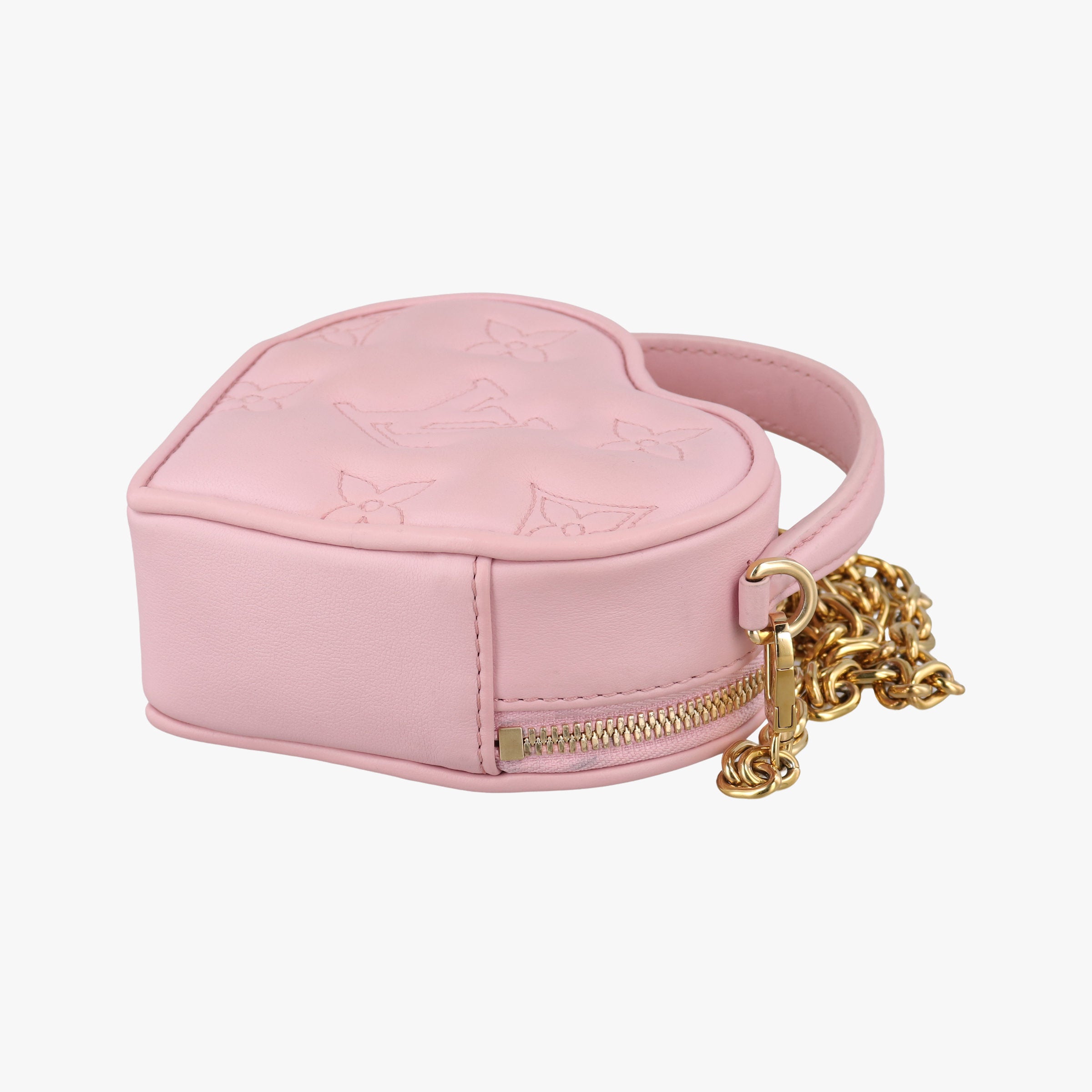 Secondhand Louis Vuitton Pop My Heart Pouch pink Leather M82526 shoulderbag | stylenewstar