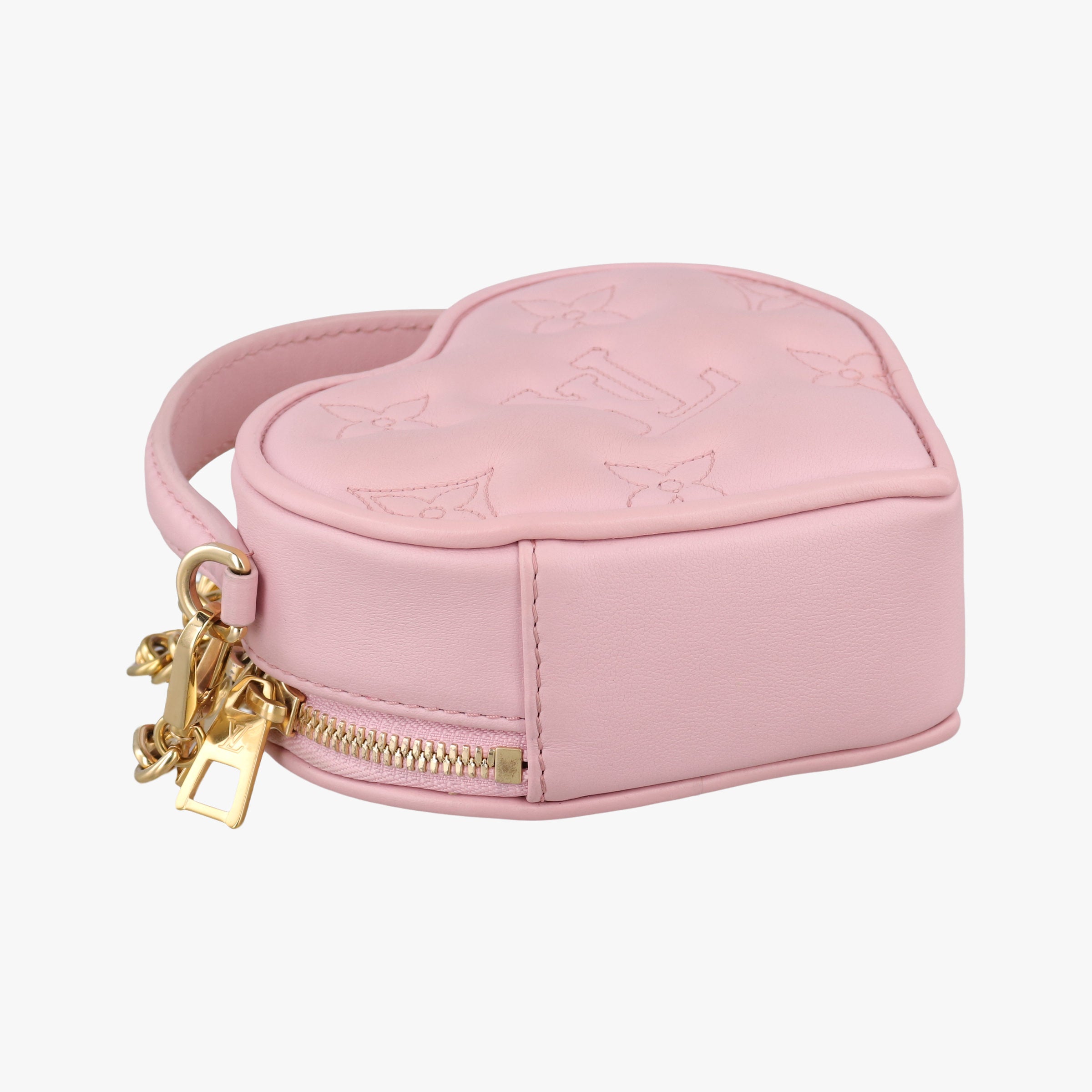 Secondhand Louis Vuitton Pop My Heart Pouch pink Leather M82526 shoulderbag | stylenewstar