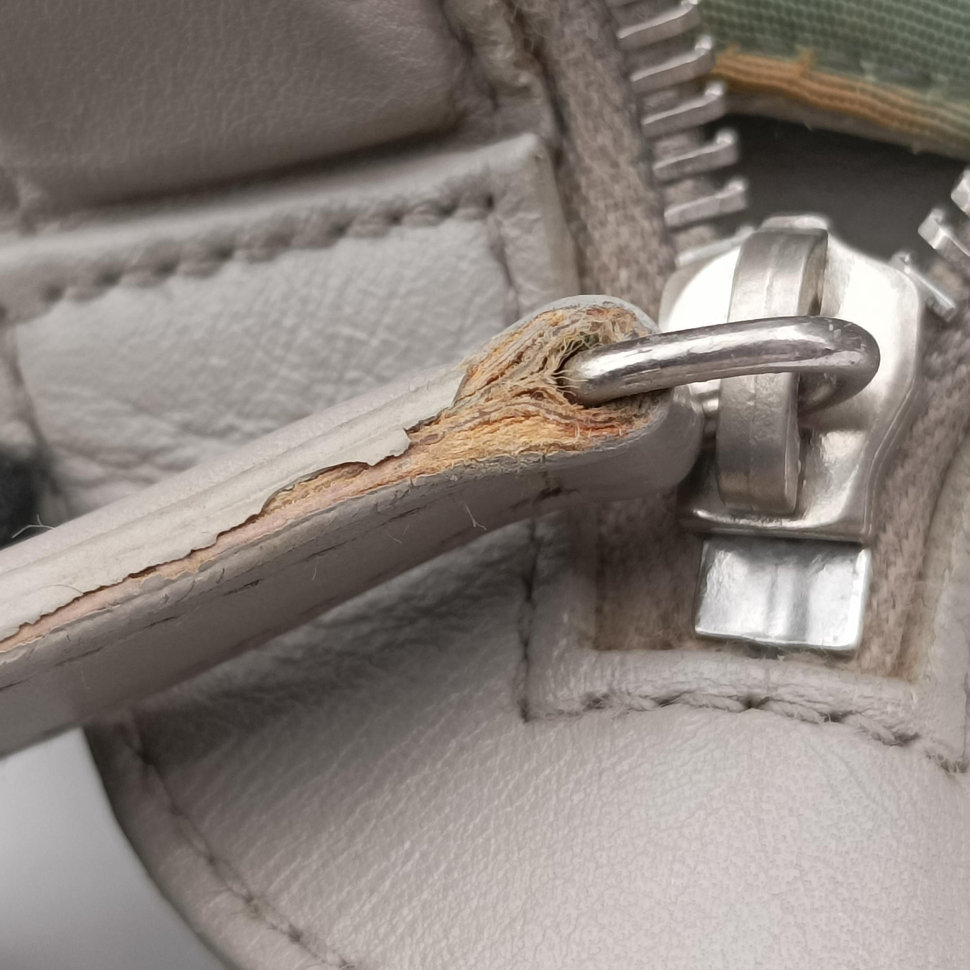 Secondhand Christian Dior Karenina Grey lambskin  handbag | stylenewstar