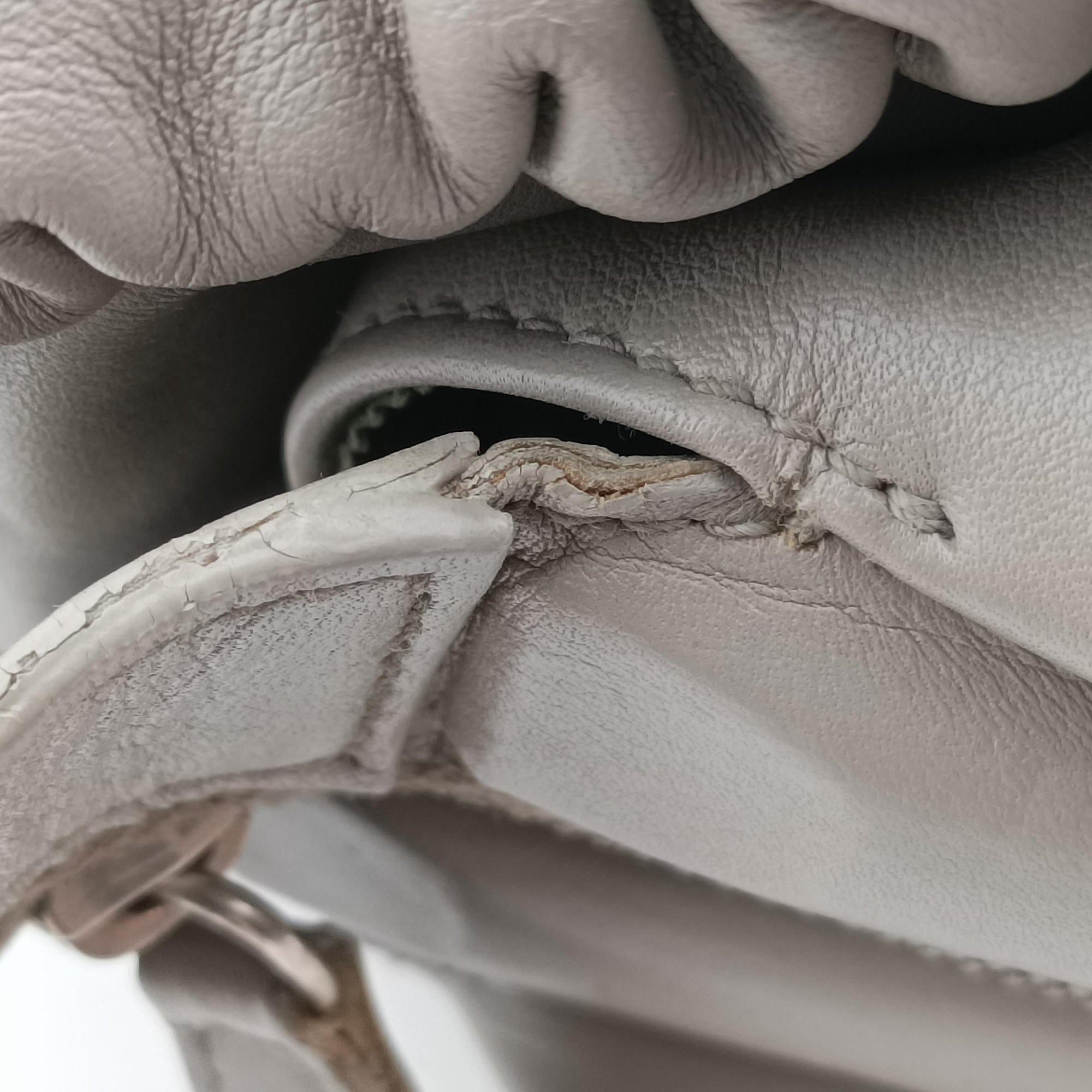 Secondhand Christian Dior Karenina Grey lambskin  handbag | stylenewstar