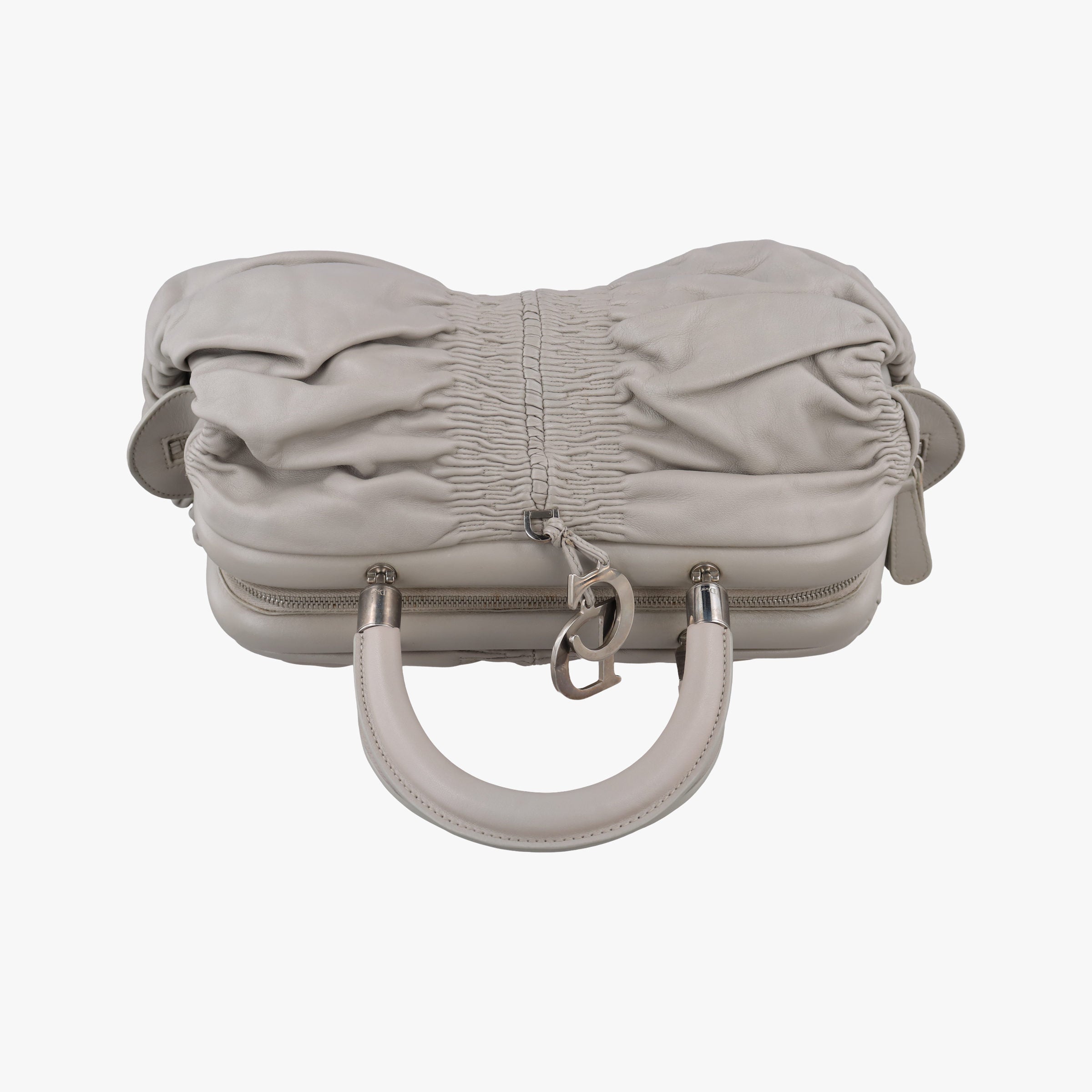 Secondhand Christian Dior Karenina Grey lambskin  handbag | stylenewstar