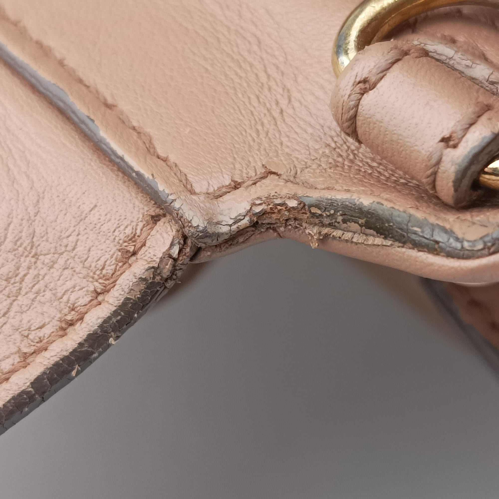Secondhand Ferragamo Sofia Beige Leather  shoulderbag | stylenewstar