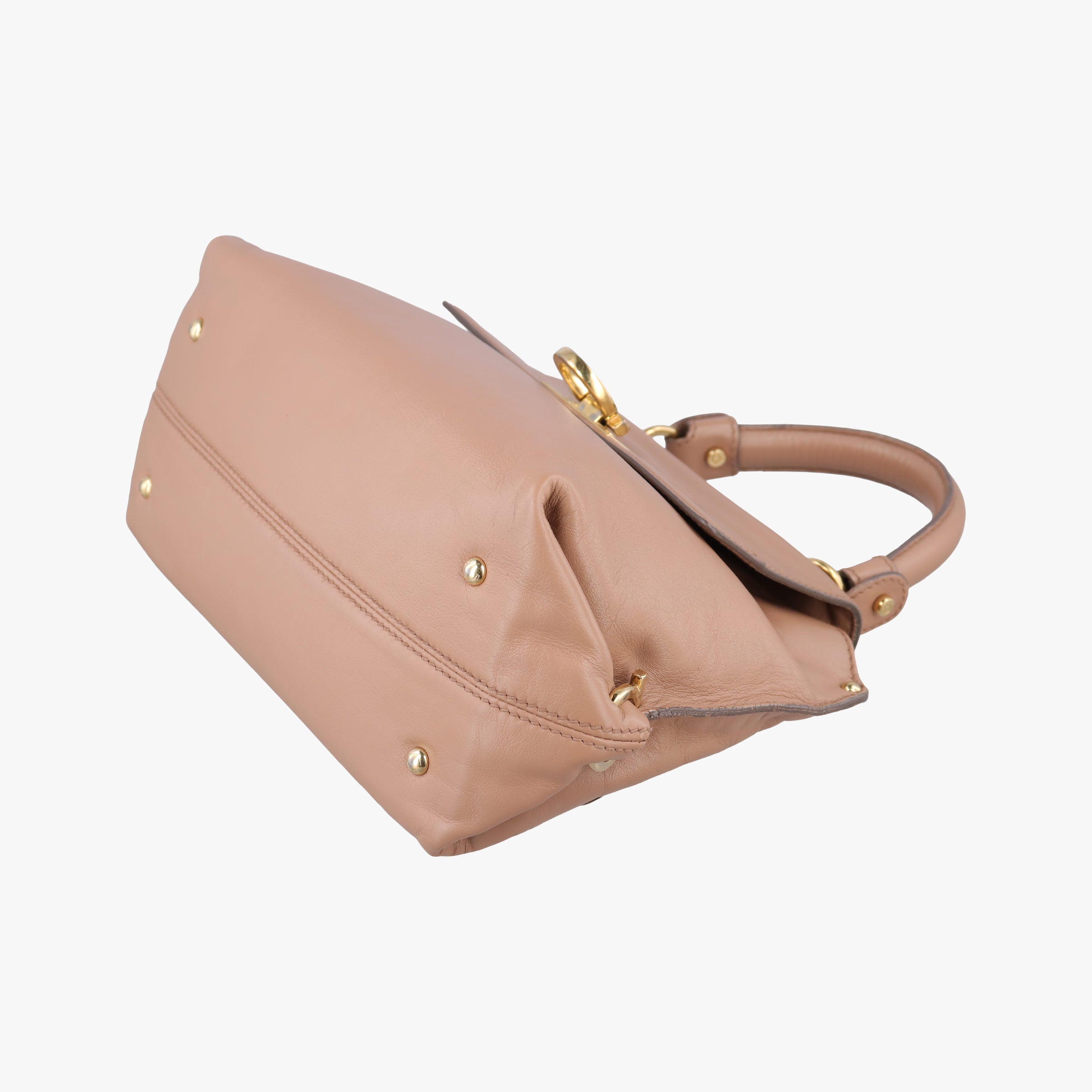 Secondhand Ferragamo Sofia Beige Leather  shoulderbag | stylenewstar