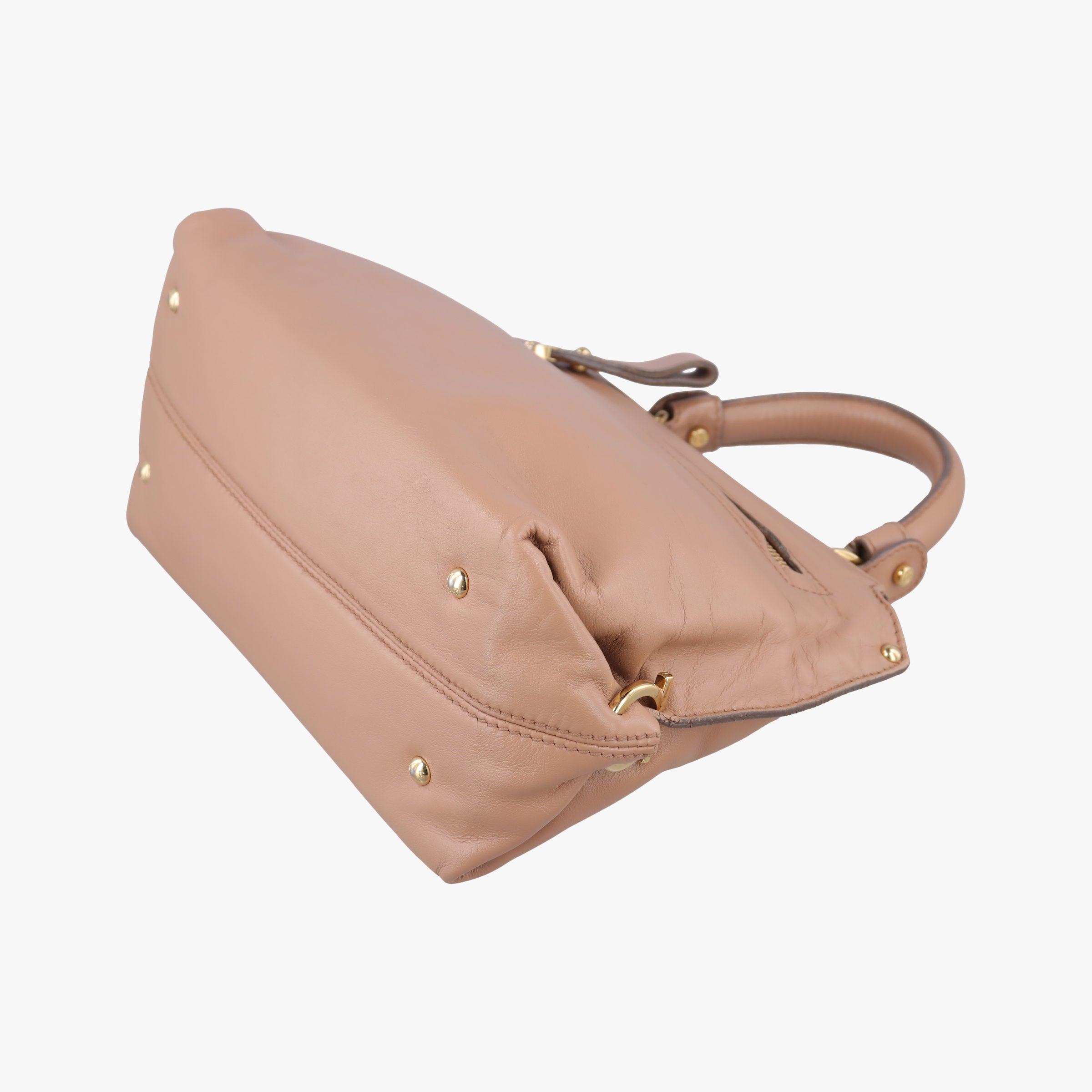 Secondhand Ferragamo Sofia Beige Leather  shoulderbag | stylenewstar