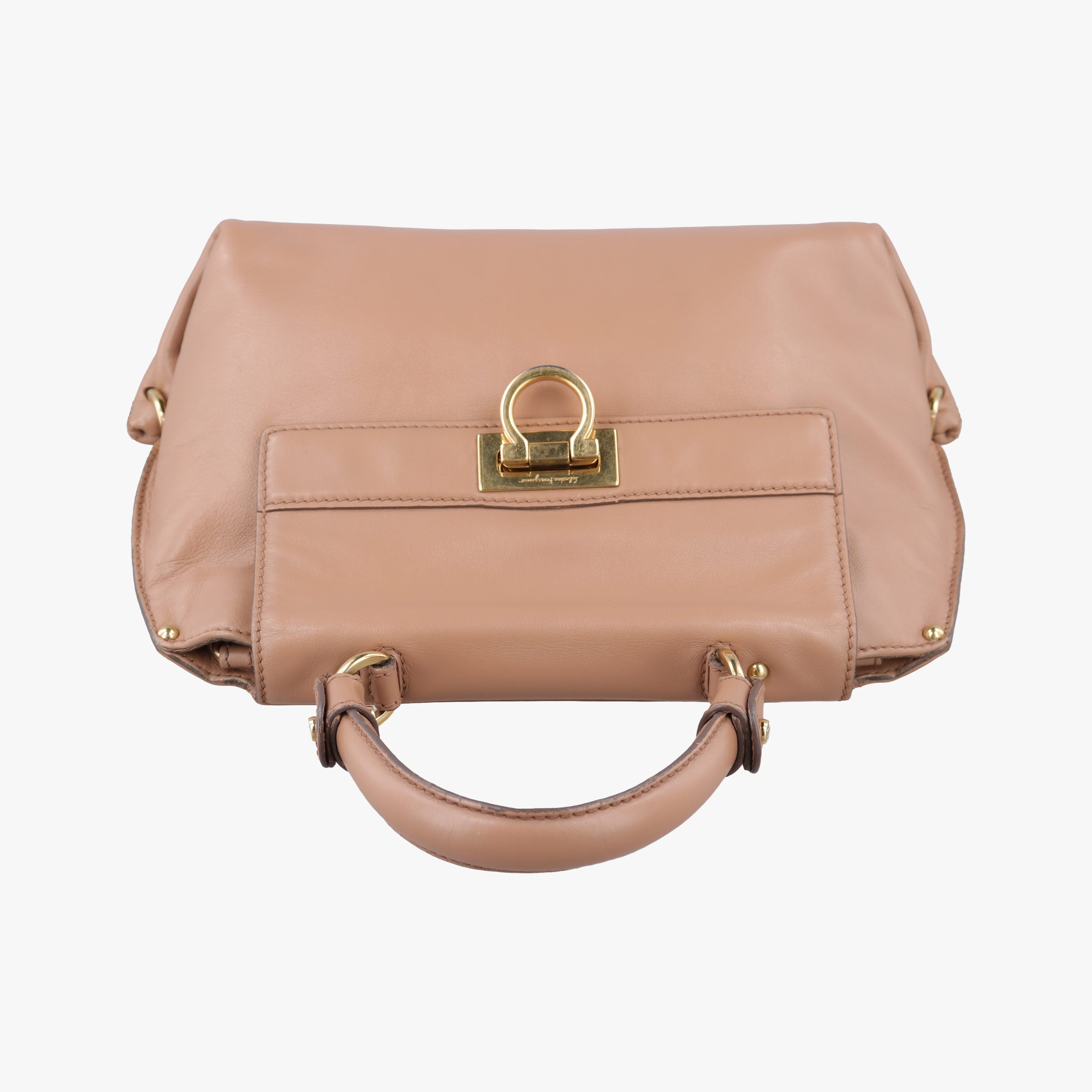 Secondhand Ferragamo Sofia Beige Leather  shoulderbag | stylenewstar