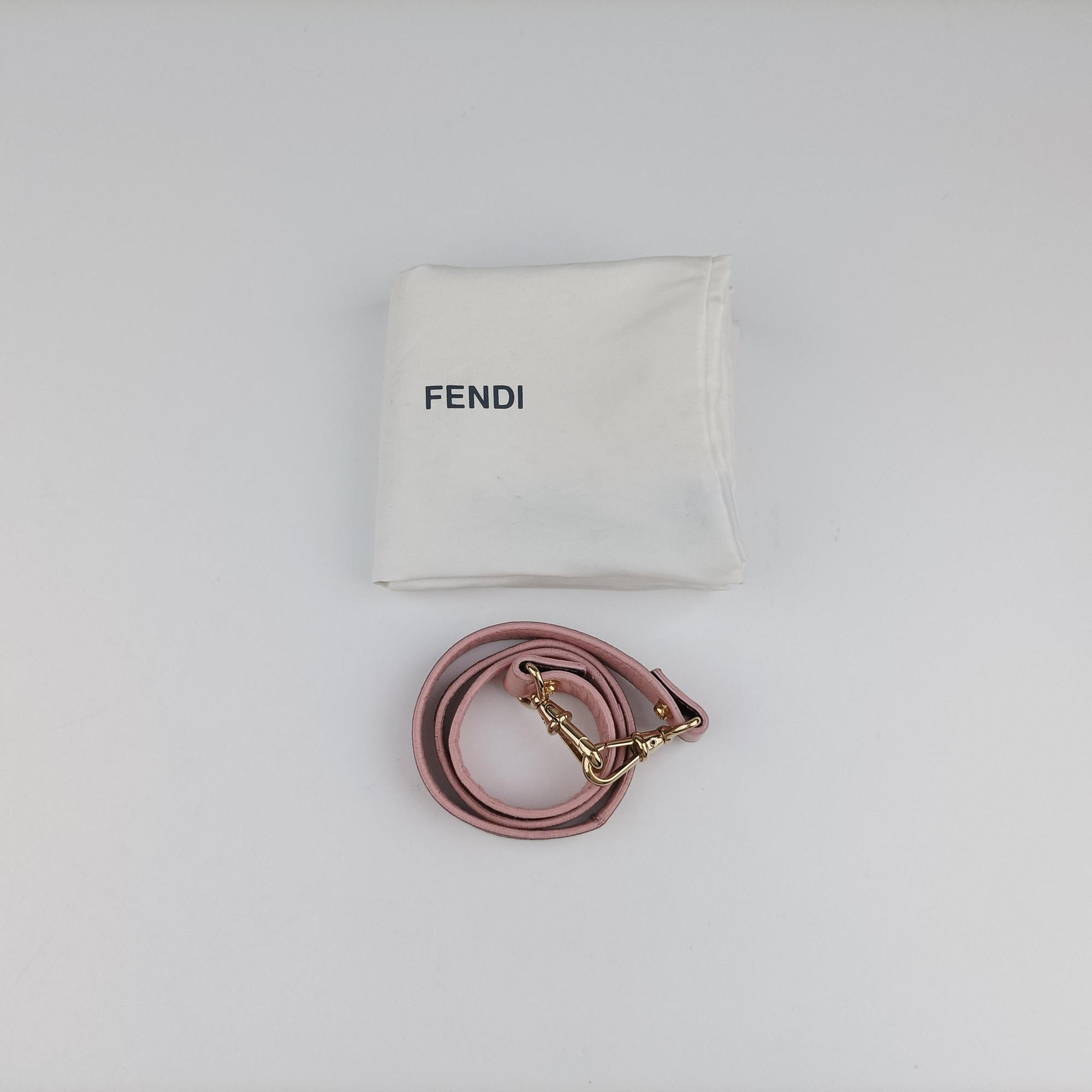 Pre-owned Fendi Vanity Mirror Bordeaux × Pink Python Leather × Calfskin Leather  shoulderbag | stylenewstar