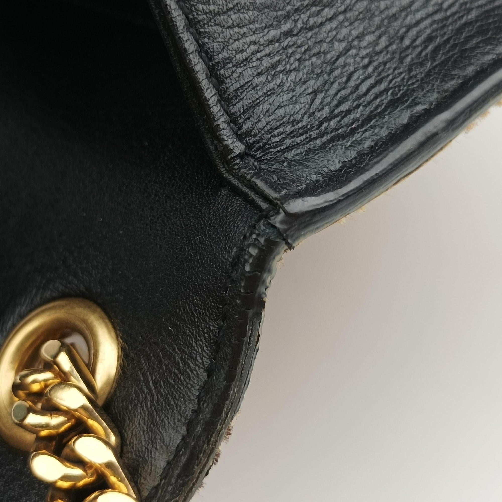 Pre-owned Yves Saint Laurent KATE Brown×Multicolour ponyhair 354120 shoulderbag | stylenewstar