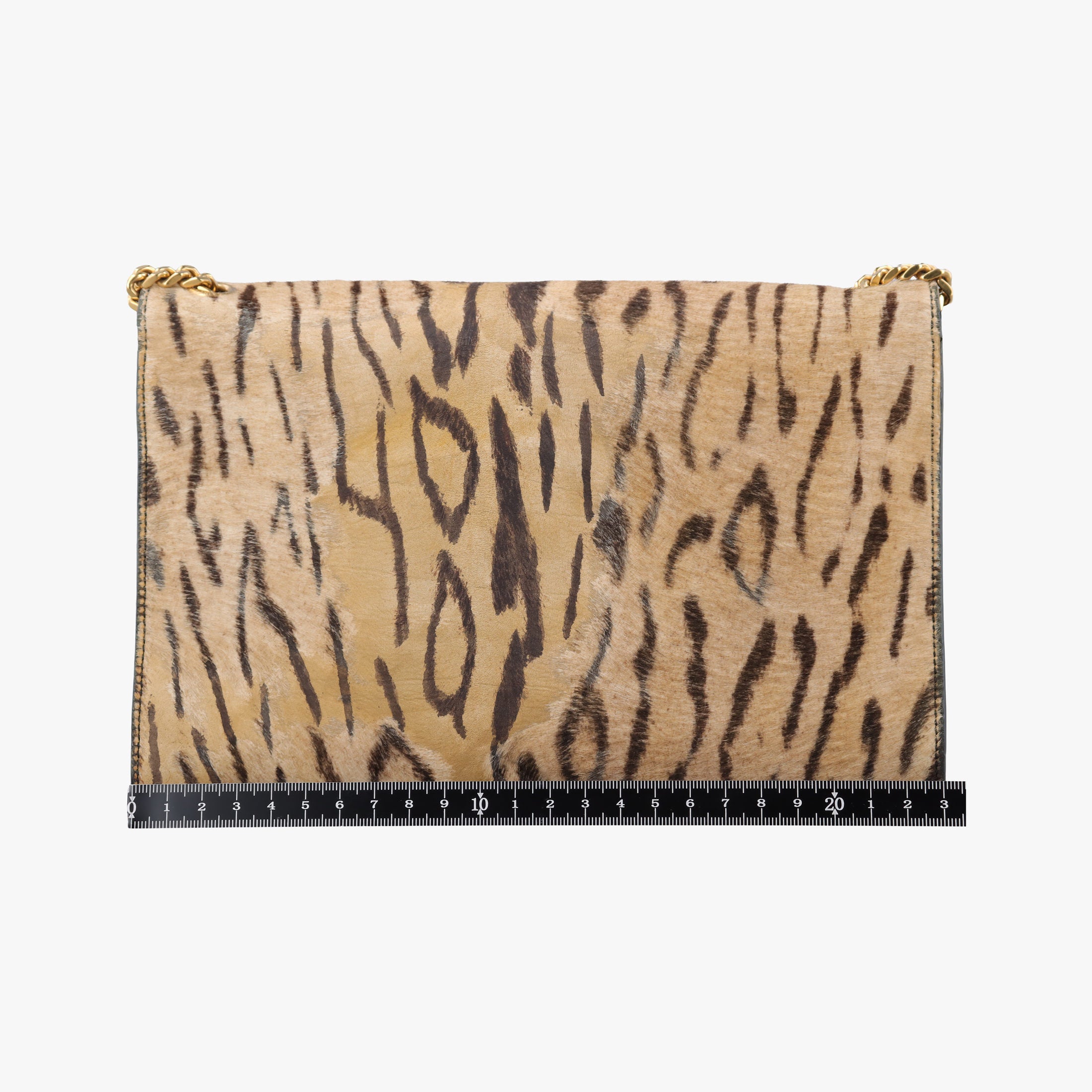Pre-owned Yves Saint Laurent KATE Brown×Multicolour ponyhair 354120 shoulderbag | stylenewstar