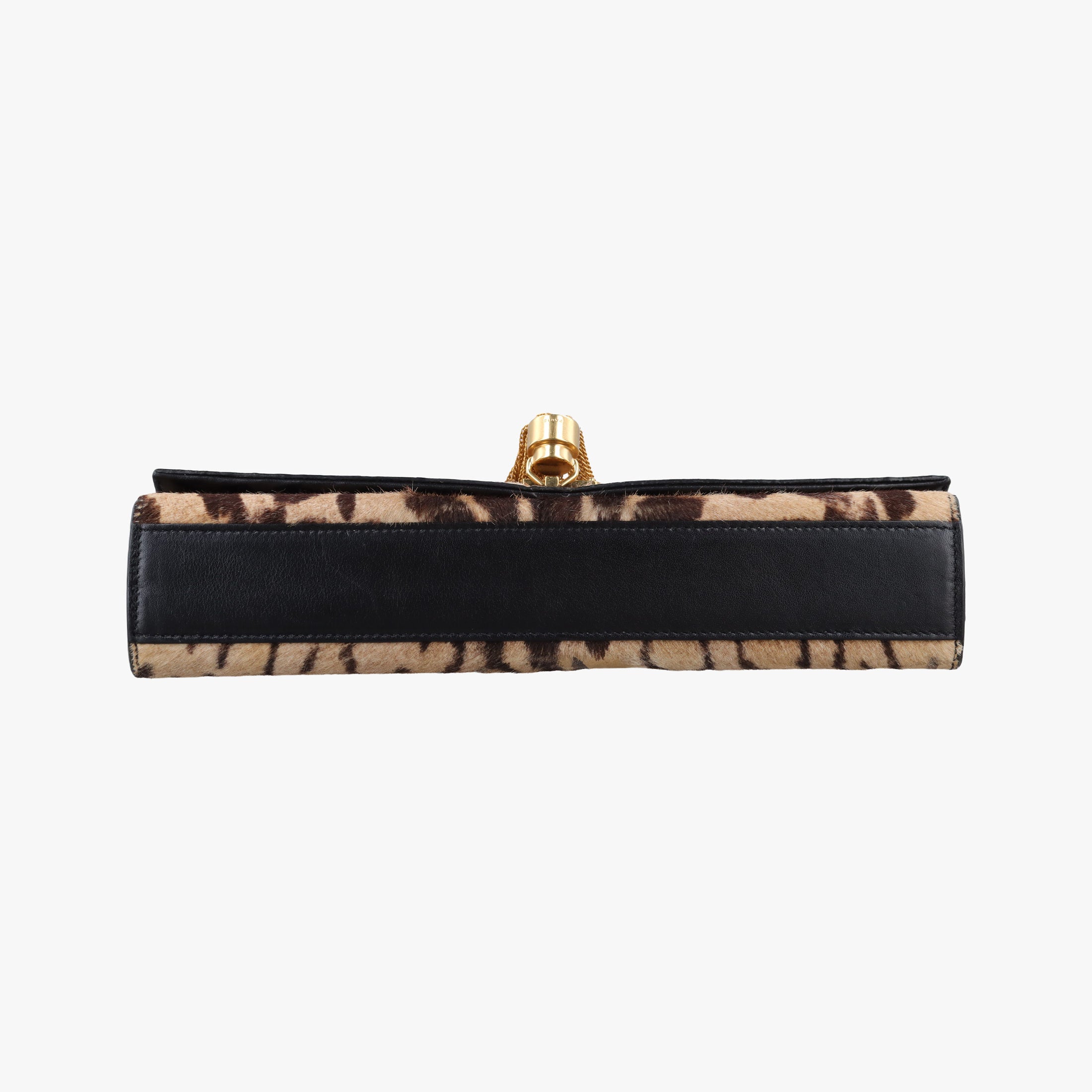 Pre-owned Yves Saint Laurent KATE Brown×Multicolour ponyhair 354120 shoulderbag | stylenewstar