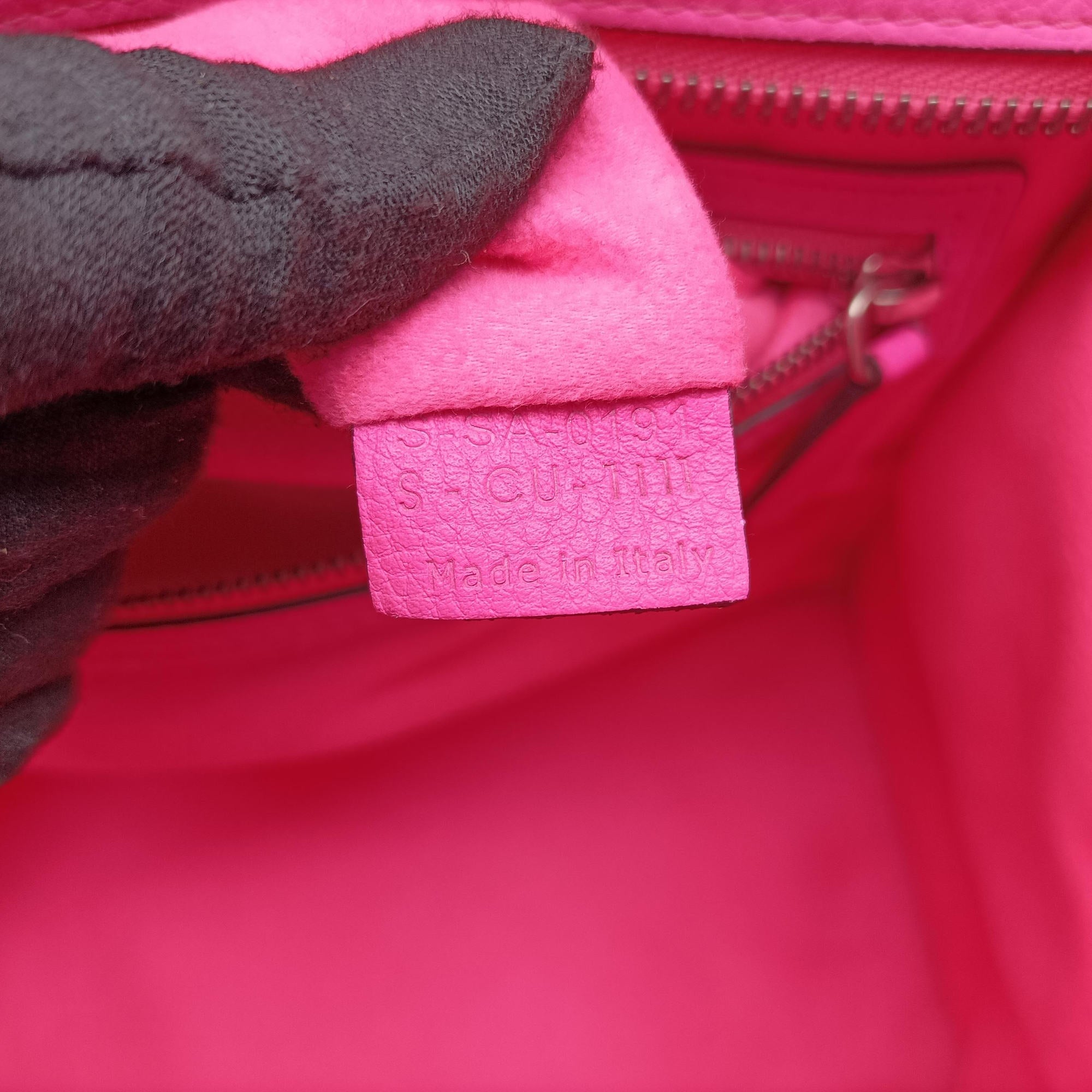 Pre-owned Celine Luggage Mini Shopper Pink Leather  handbag | stylenewstar