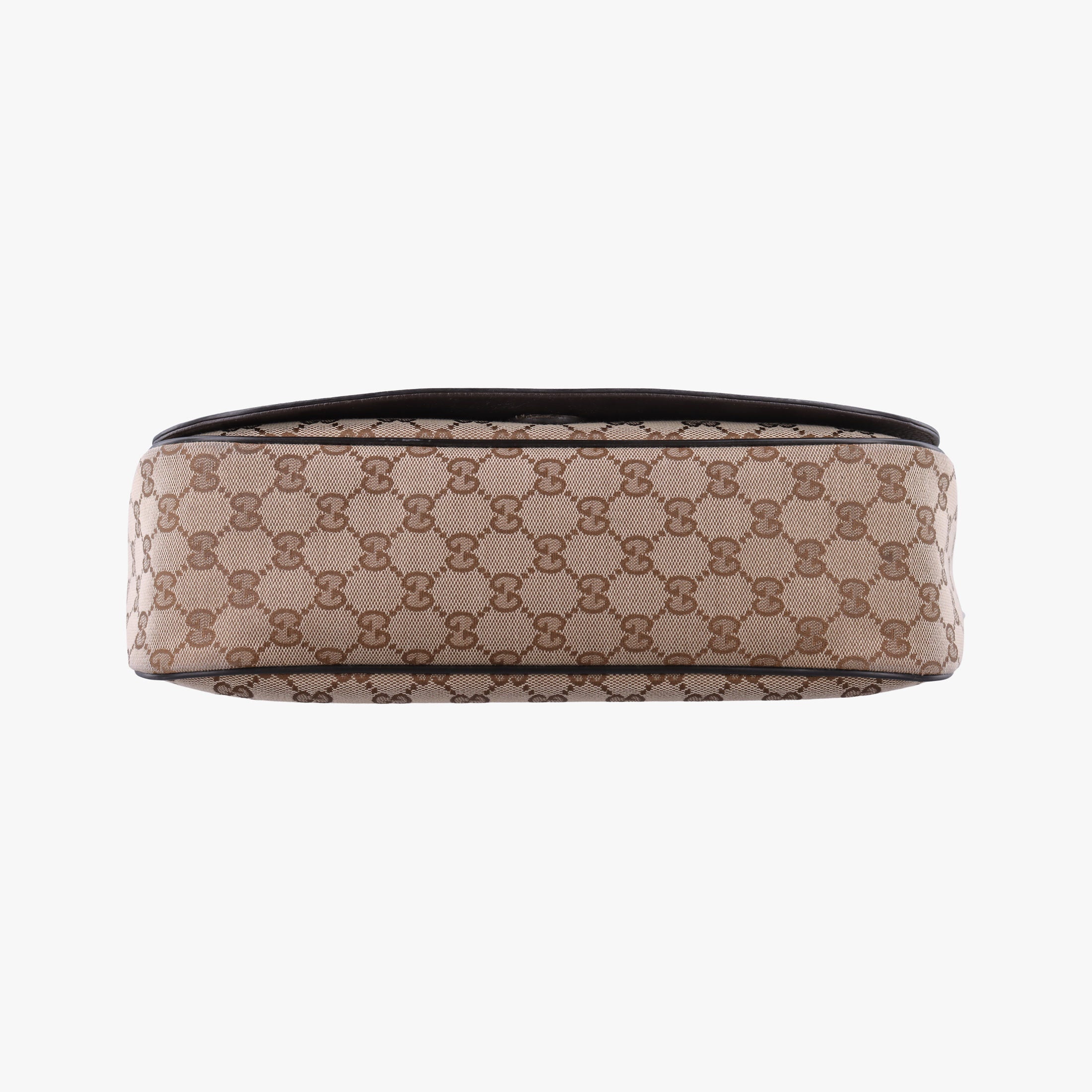 Pre-owned Gucci messenger Beige × brown GG canvas×Leather 449171 shoulderbag | stylenewstar